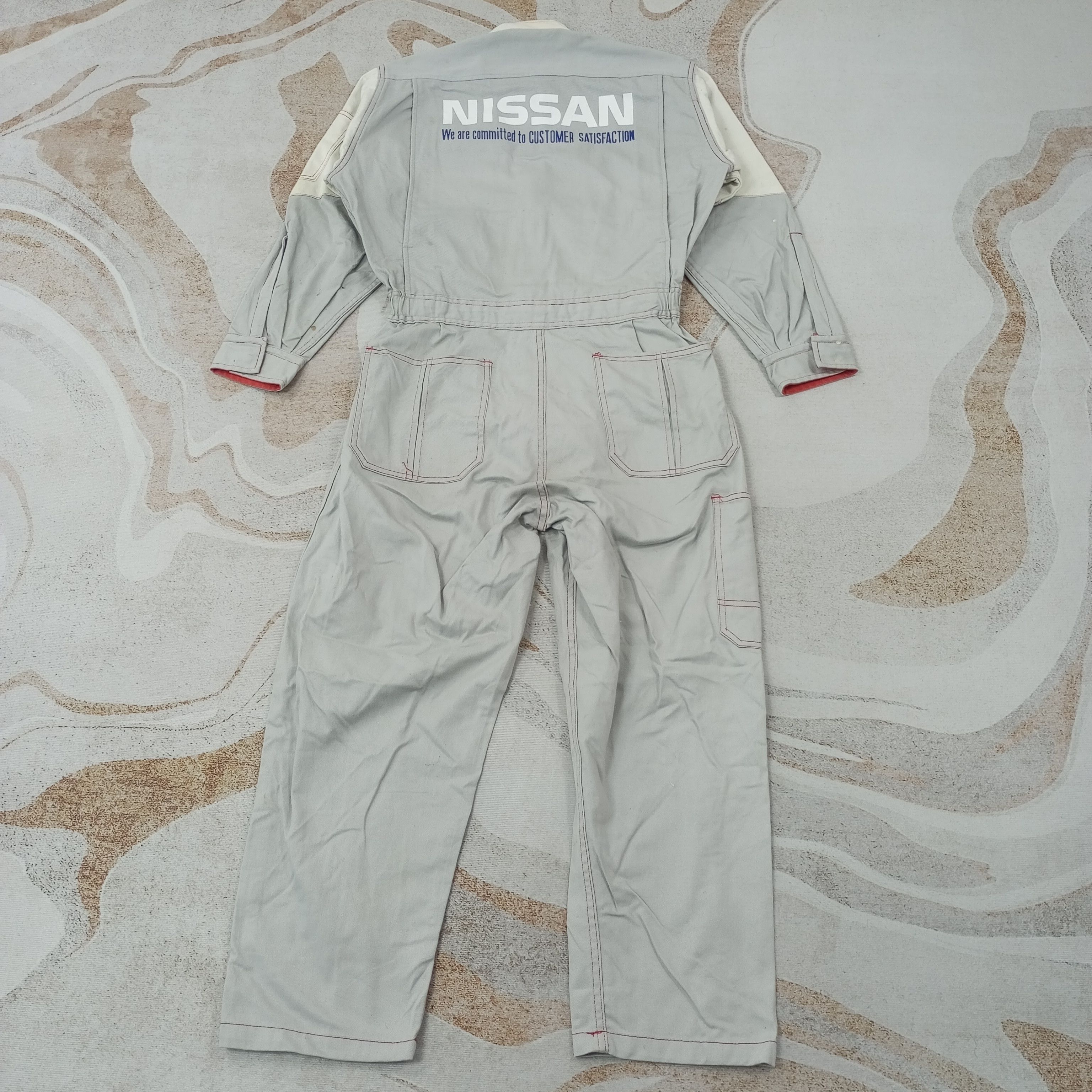 Japanese Brand Nissan Motorsports Workwear Coverall Jacket c231n25 Size US M / EU 48-50 / 2 - 1 Thumbnail