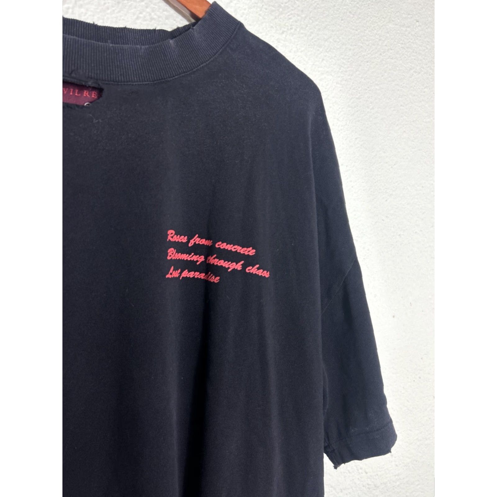 Vintage Civil Regime T-Shirt Mens Size M Black Crew Neck Short Sleeves Eternal Flames Rebel Shirt Size US M / EU 48-50 / 2 - 5 Thumbnail