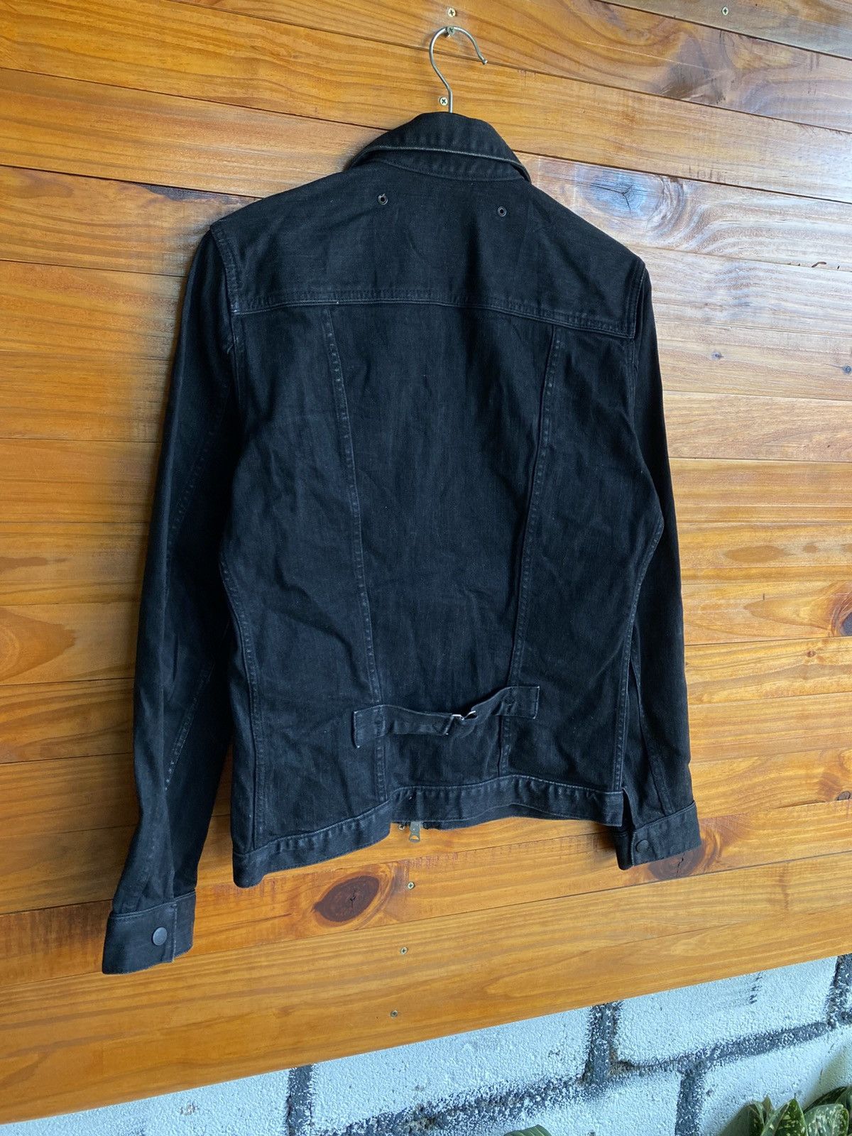 NANO universe Nano Universe × Wrangler Black Denim Jacket Collaboration Size US M / EU 48-50 / 2 - 15 Thumbnail