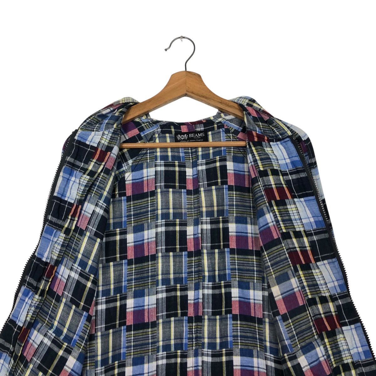 Beams Plus 📌Vintage Zipper Jacket Beams Tartan Design Issey Miyake Size US S / EU 44-46 / 1 - 16 Thumbnail