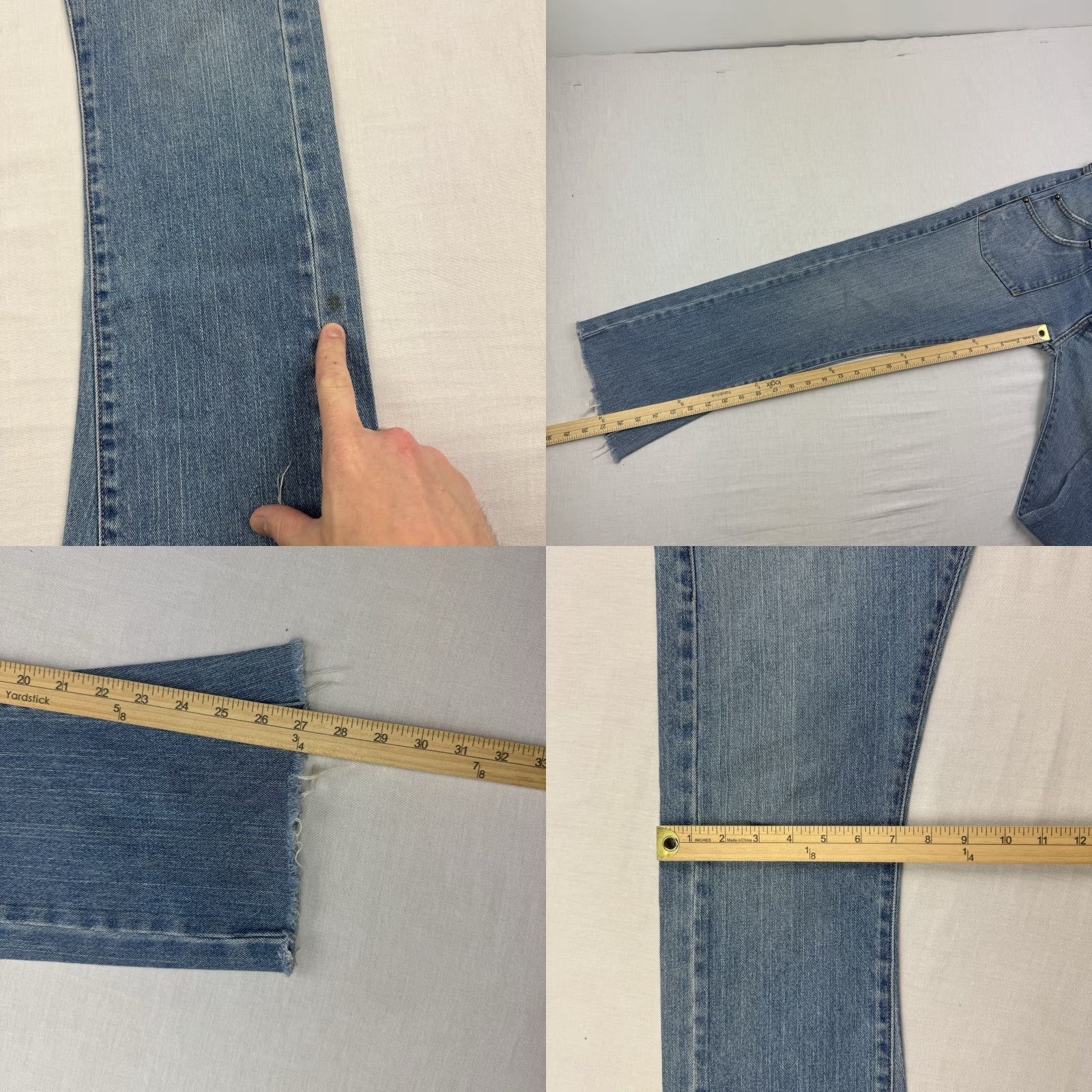 Levi's VINTAGE Levi's Bootcut Jeans Womens 5M Blue Hipster Y2K Pockets Low Waist Size 27" / US 4 / IT 40 - 9 Thumbnail