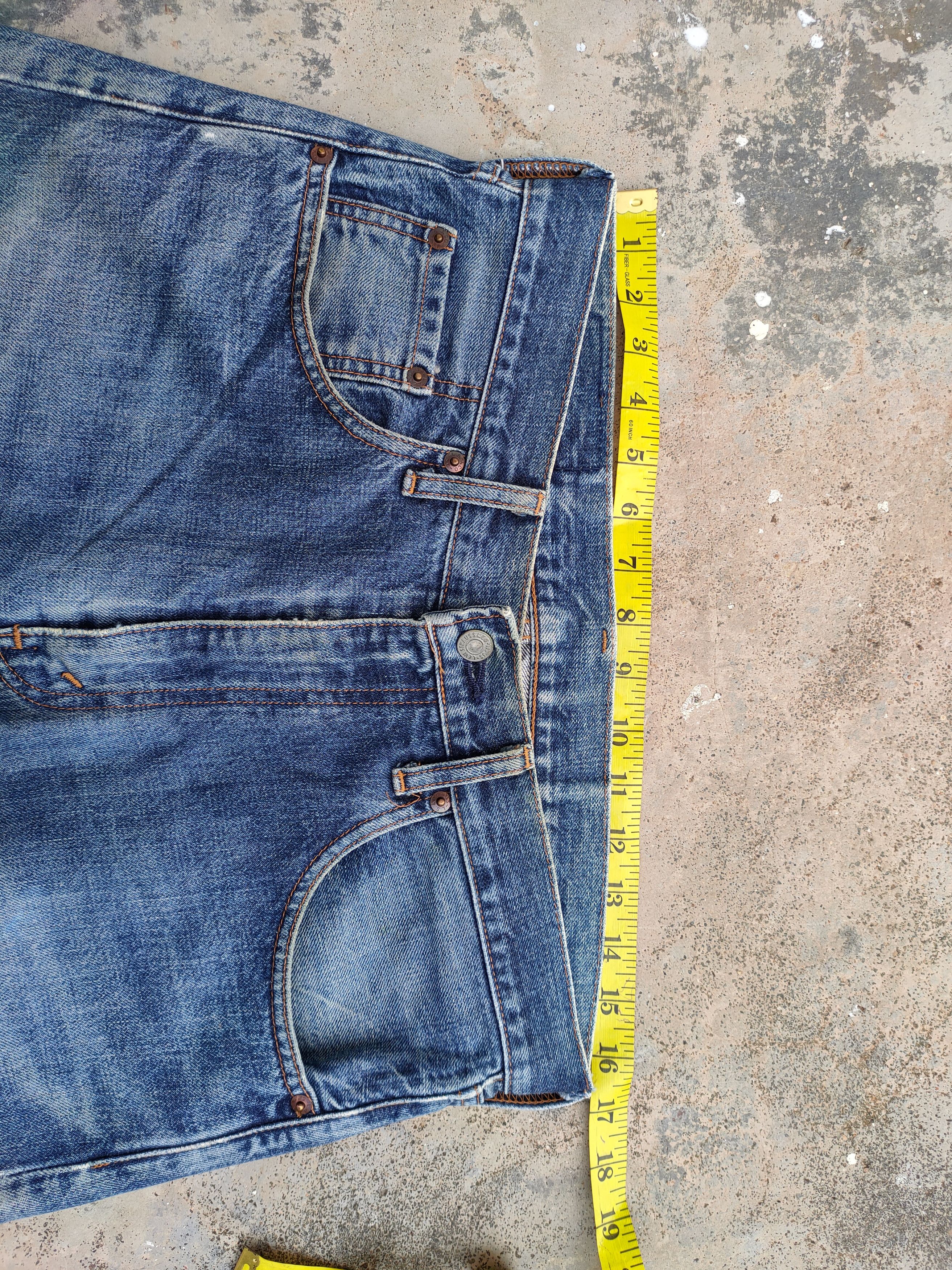 Levi's Vintage Clothing VINTAGE LEVI'S 502 BIG E SELVEDGE RIPPED FADED DENIM PANTS Size US 32 / EU 48 - 7 Thumbnail