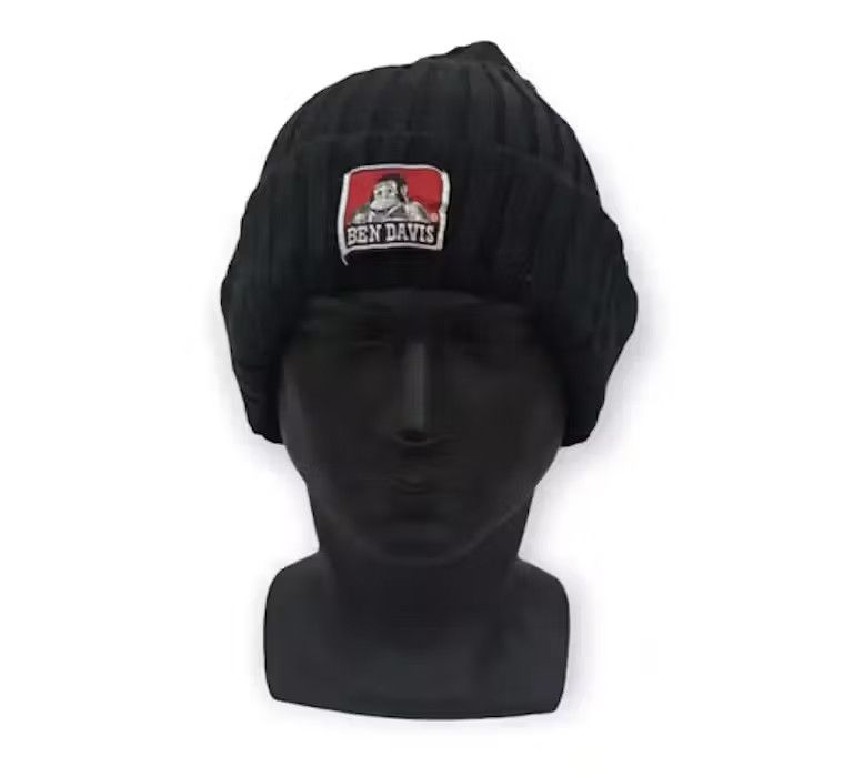 image of Ben Davis Big Logo Beanie Hat, Men's