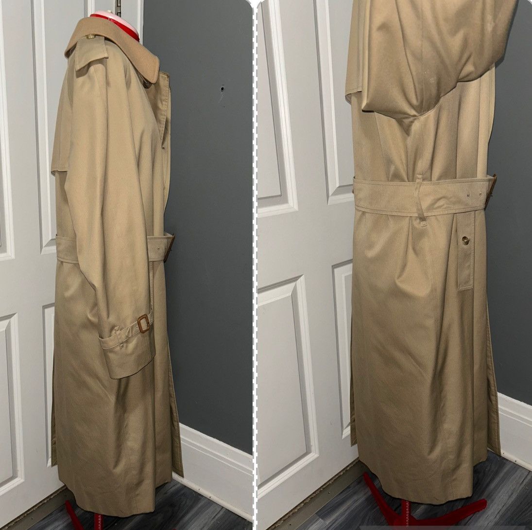 Burberry Vintage Burberry Tan Nova Check Trench Coat Mens 38 Regular Size US M / EU 48-50 / 2 - 9 Thumbnail