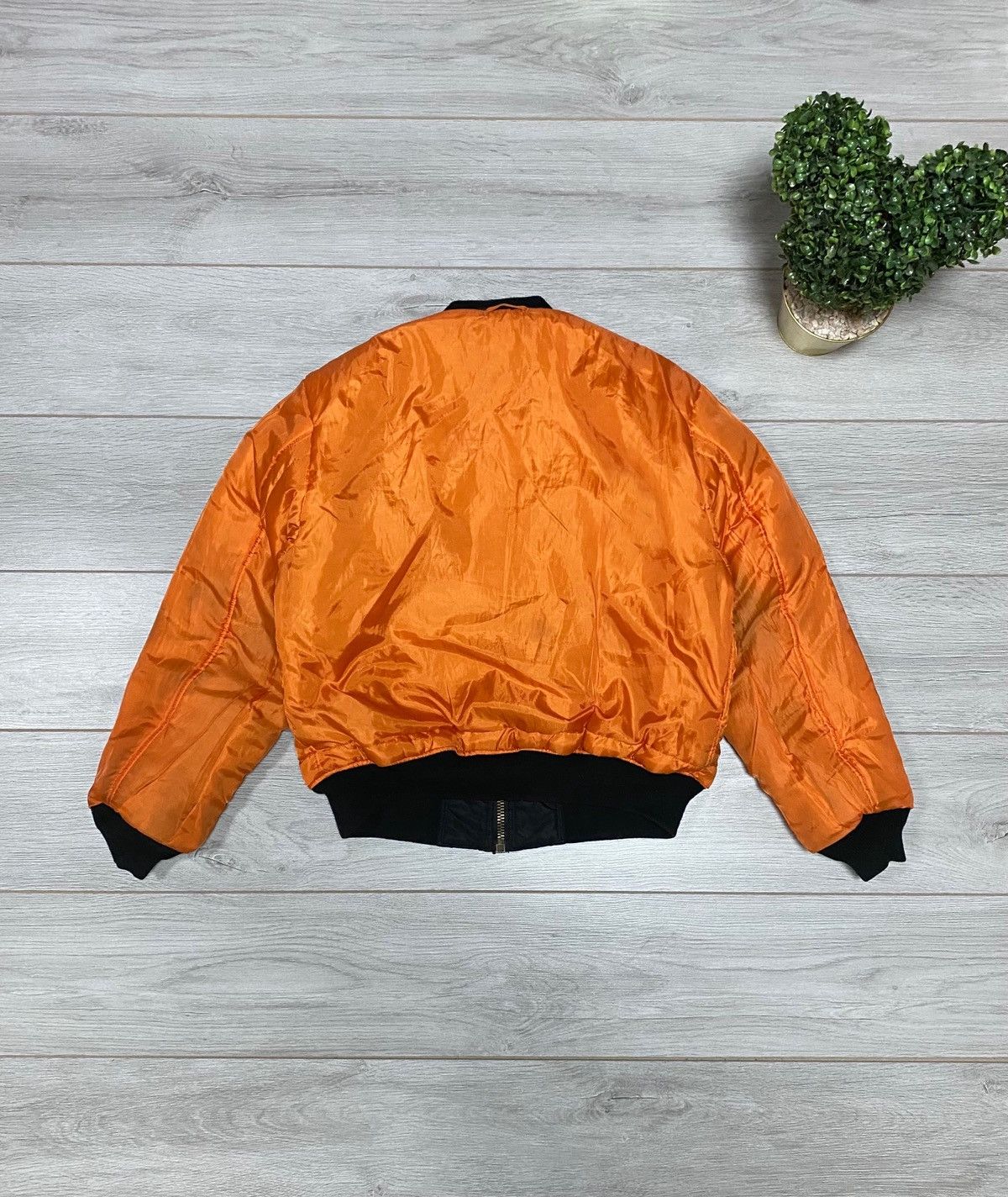 MIL-TEC MA-1 Vintage flyers man bomber delta jacket zip double side Size US M / EU 48-50 / 2 - 6 Thumbnail