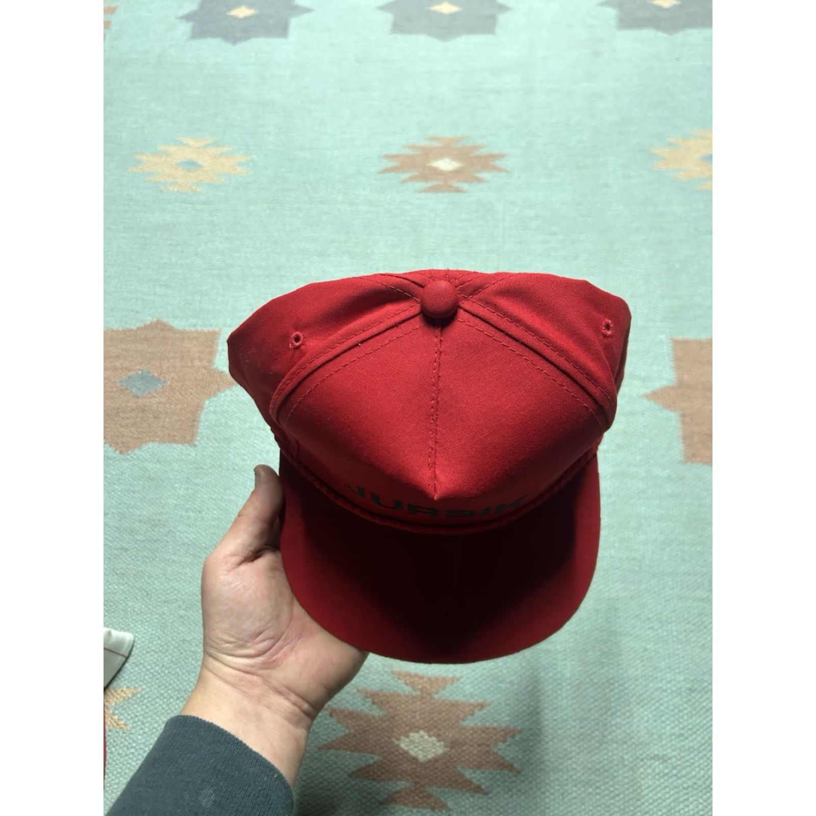 Equipment VINTAGE SnapBack hat cap Jursik truck equipment Michigan red adjustable Mens Adjustable Snapback Hat Size ONE SIZE - 3 Thumbnail