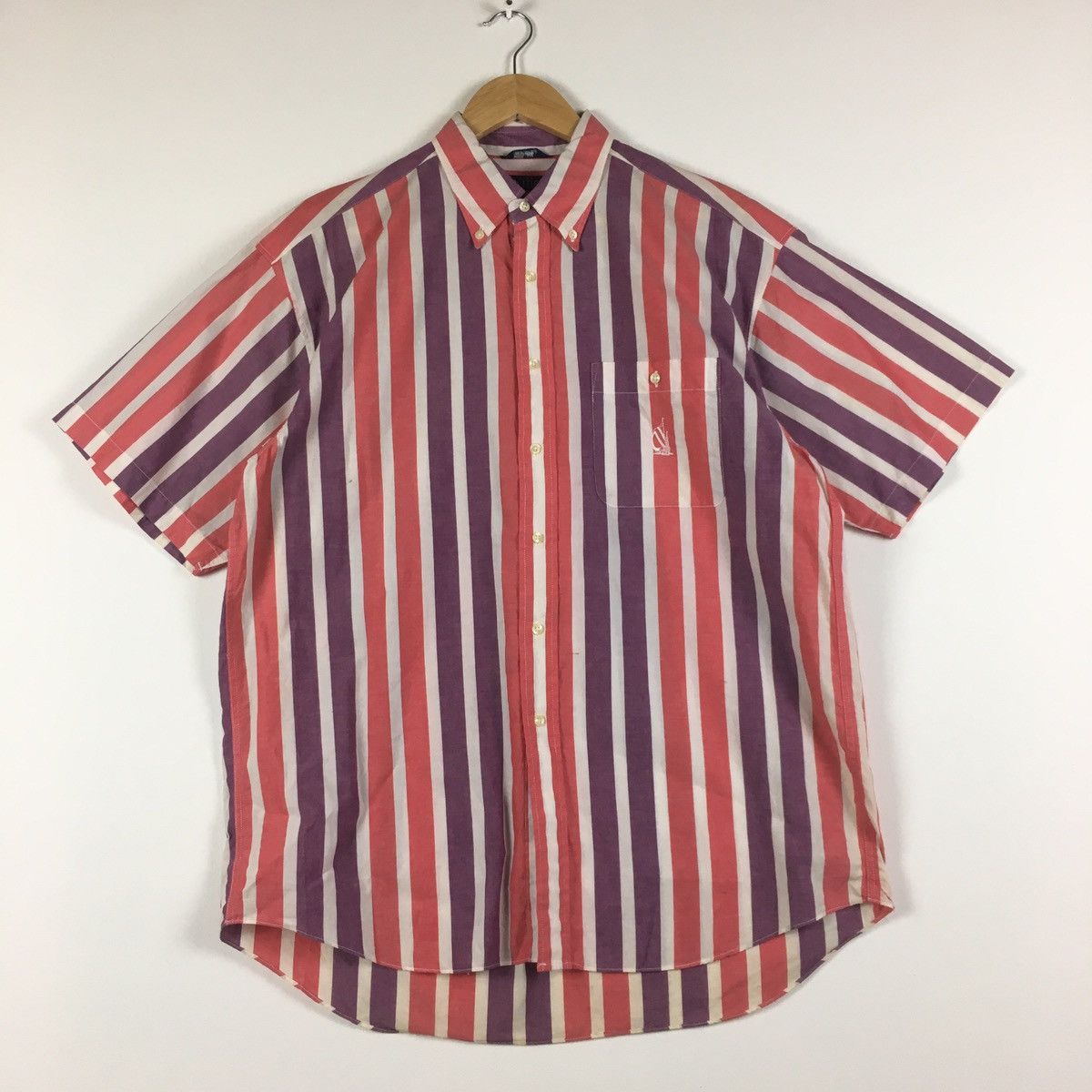 Nautica × Urban Classics × Vintage Vintage NAUTICA Short Sleeve Button Ups Shirt Size US M / EU 48-50 / 2 - 1 Thumbnail