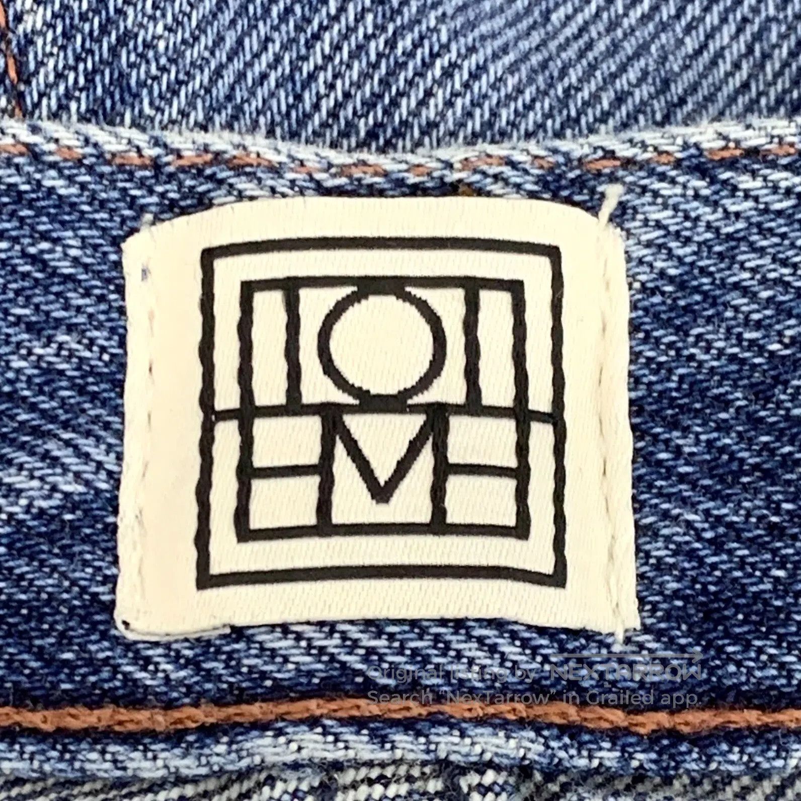 Other Toteme Blue Washed Logo Leather Patch Cotton Casual Jeans| Size US 30 / EU 46 - 7 Thumbnail