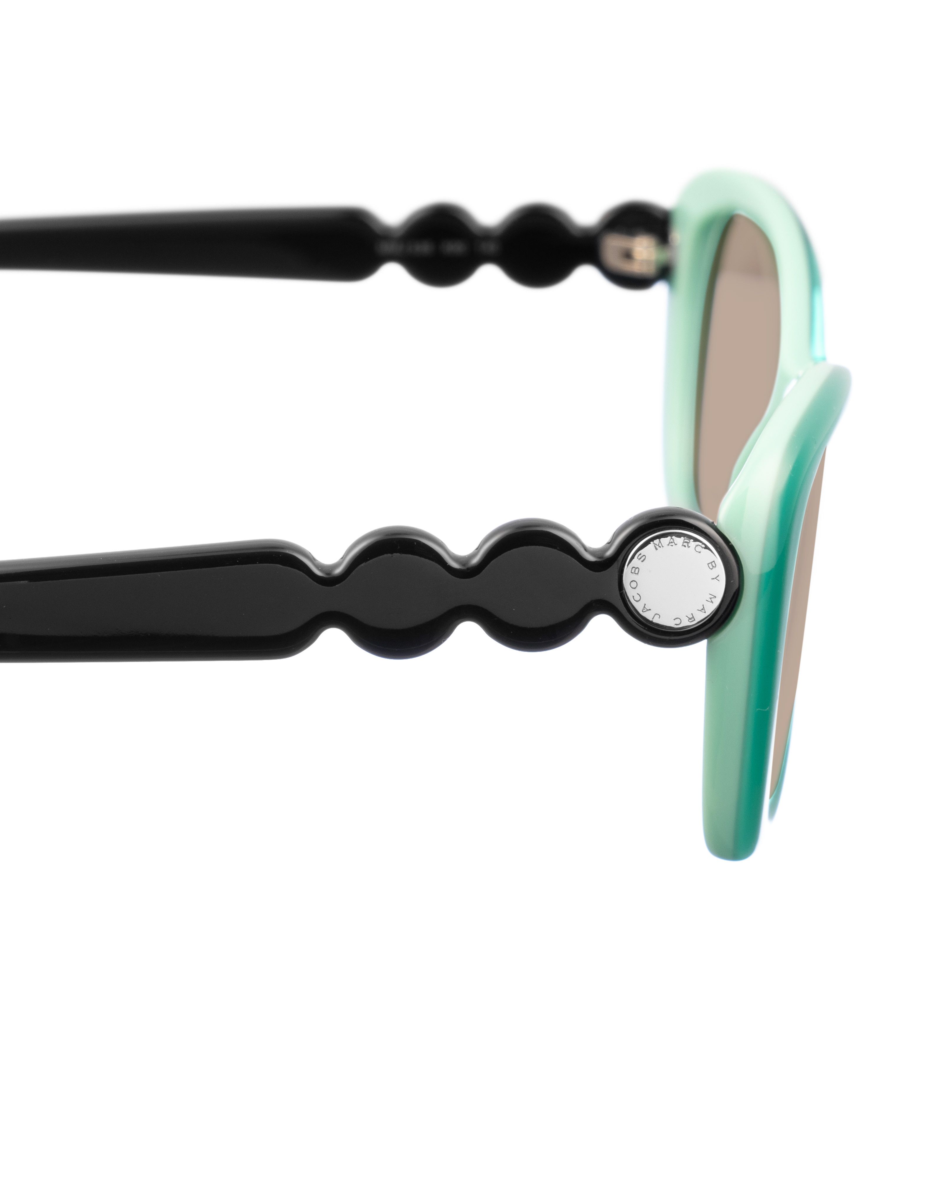 Marc Jacobs Marc by Marc Jacobs 00s Green & Black Cat-Eye Sunglasses Size ONE SIZE - 3 Thumbnail