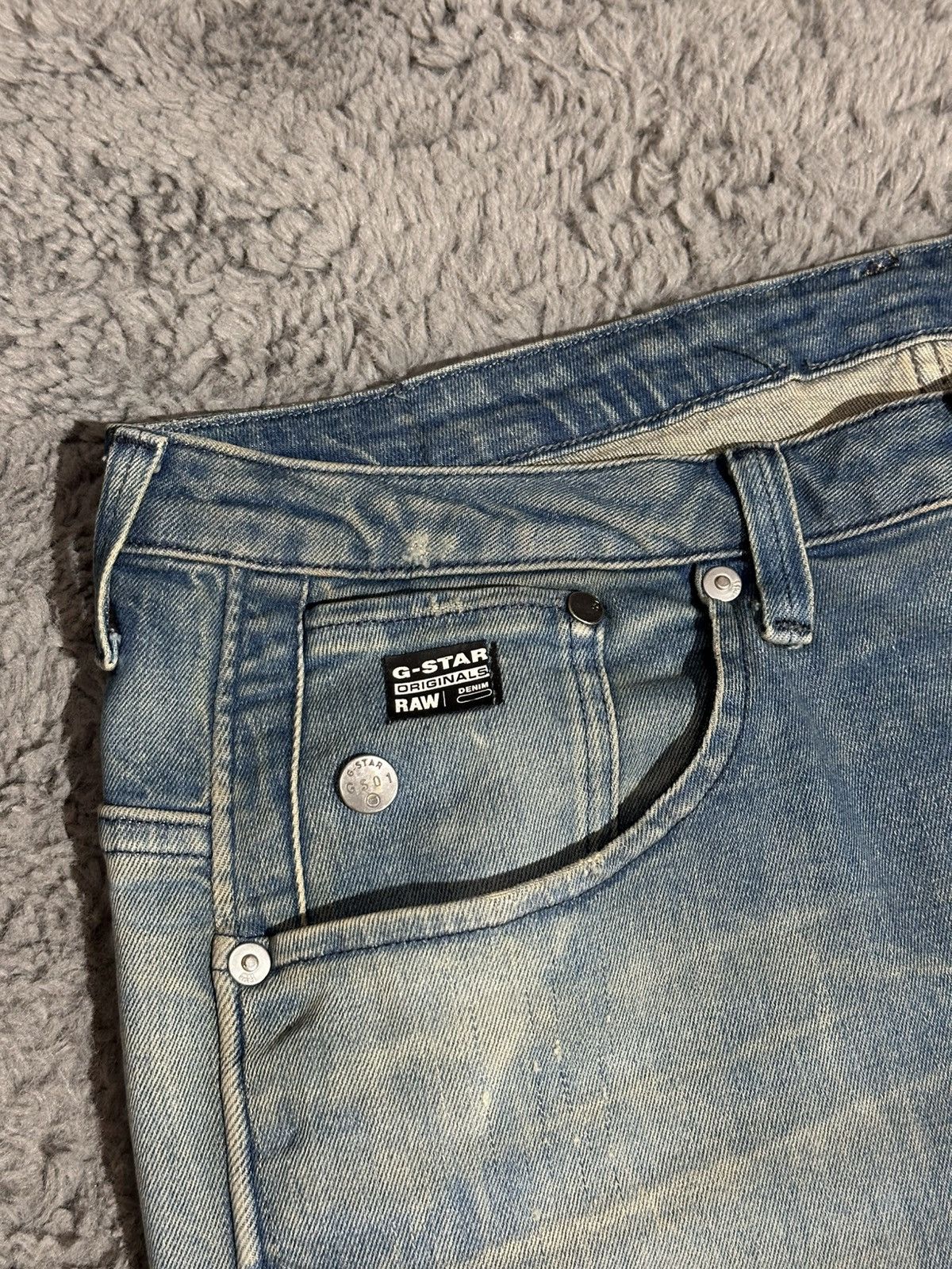 G-Star Vintage G-Star RAW "3301" Distressed Denim Size US 30 / EU 46 - 5 Thumbnail