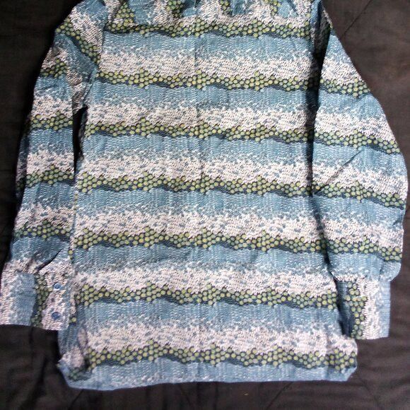 Other Vintage Jan Celeste Floral Psychedelic Polyester Shirt Size M / US 6-8 / IT 42-44 - 6 Thumbnail