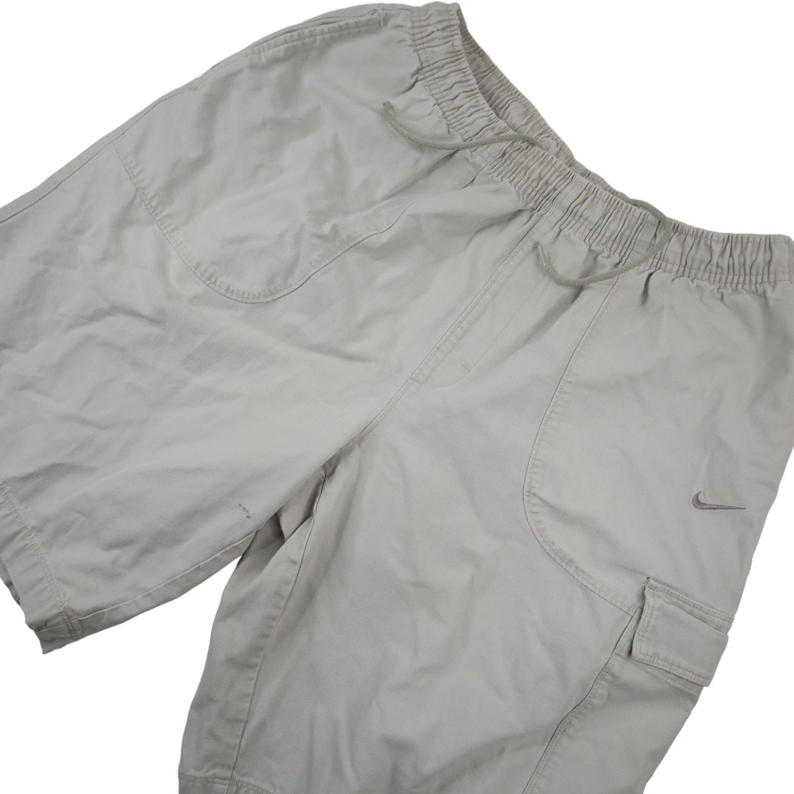 Nike × Vintage Vintage Y2k Nike Mini Swoosh Cargo Shorts Size US 32 / EU 48 - 2 Thumbnail