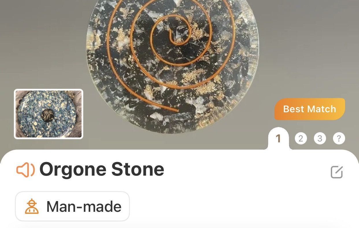 Handmade Handcrafted art glass bead crystal art deco orgone necklace Size ONE SIZE - 10 Thumbnail