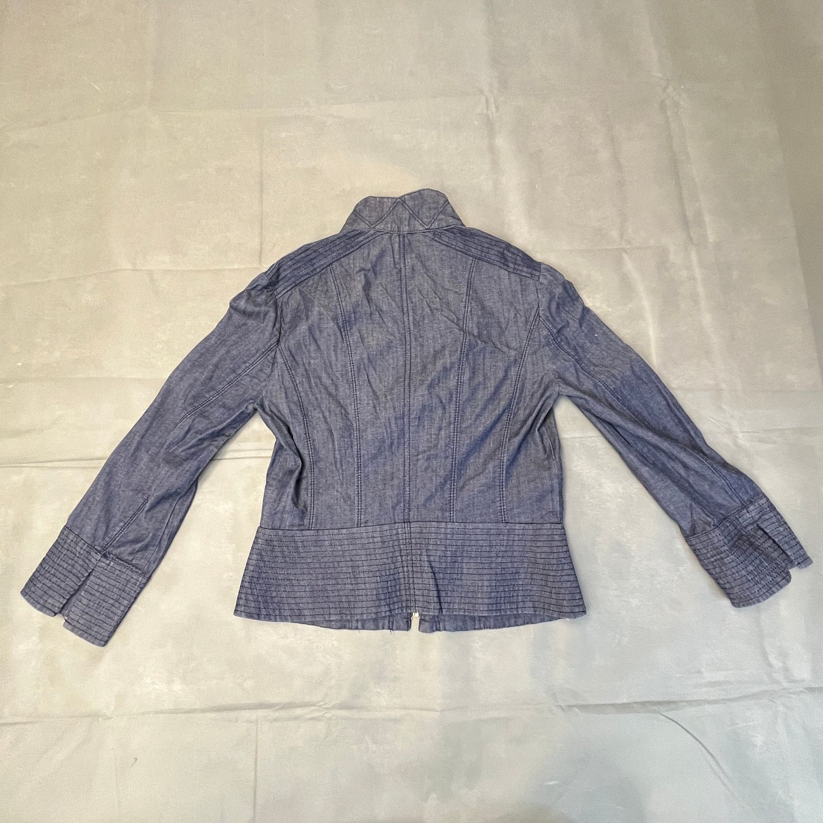 White House Black Market White House Black Market Denim Jacket Womens Size 00 Blue Size XXS / US 00 / IT 34 - 17 Thumbnail