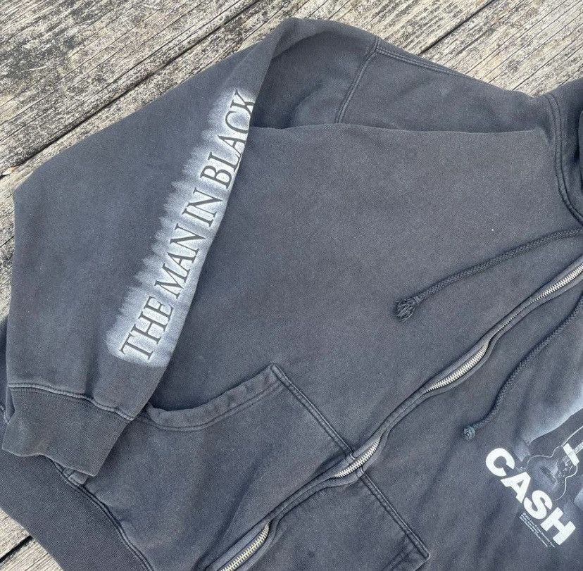 Vintage Vintage Johnny Cash Hoodie 2005 Size US XL / EU 56 / 4 - 2 Thumbnail