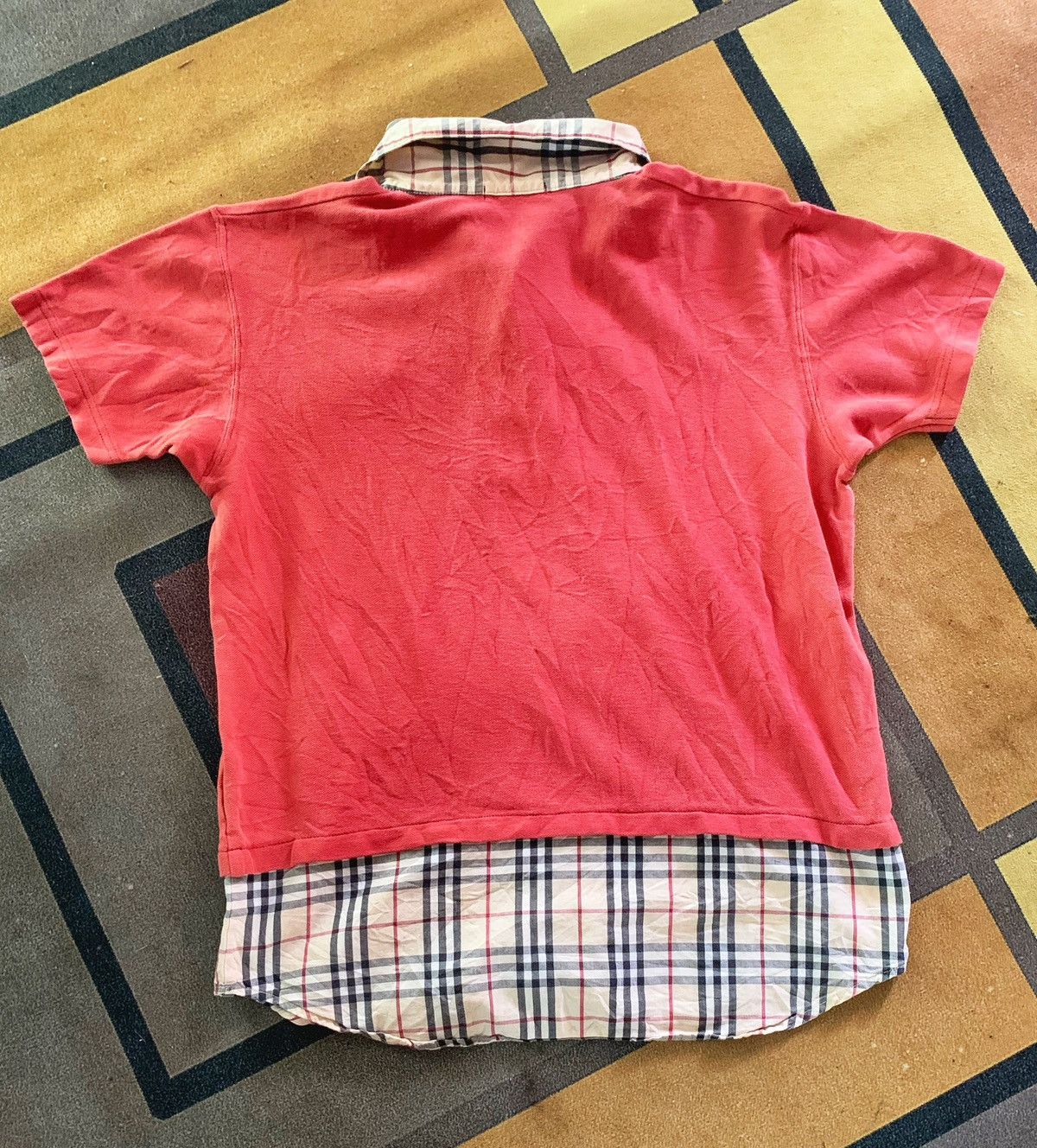 Burberry × Vintage BURBERRY London Remake Polo Shirt Size M / US 6-8 / IT 42-44 - 7 Thumbnail