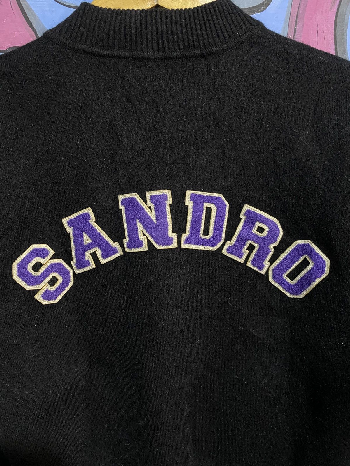 Sandro Sandro paris knit varsity bomber Size S / US 4 / IT 40 - 3 Thumbnail
