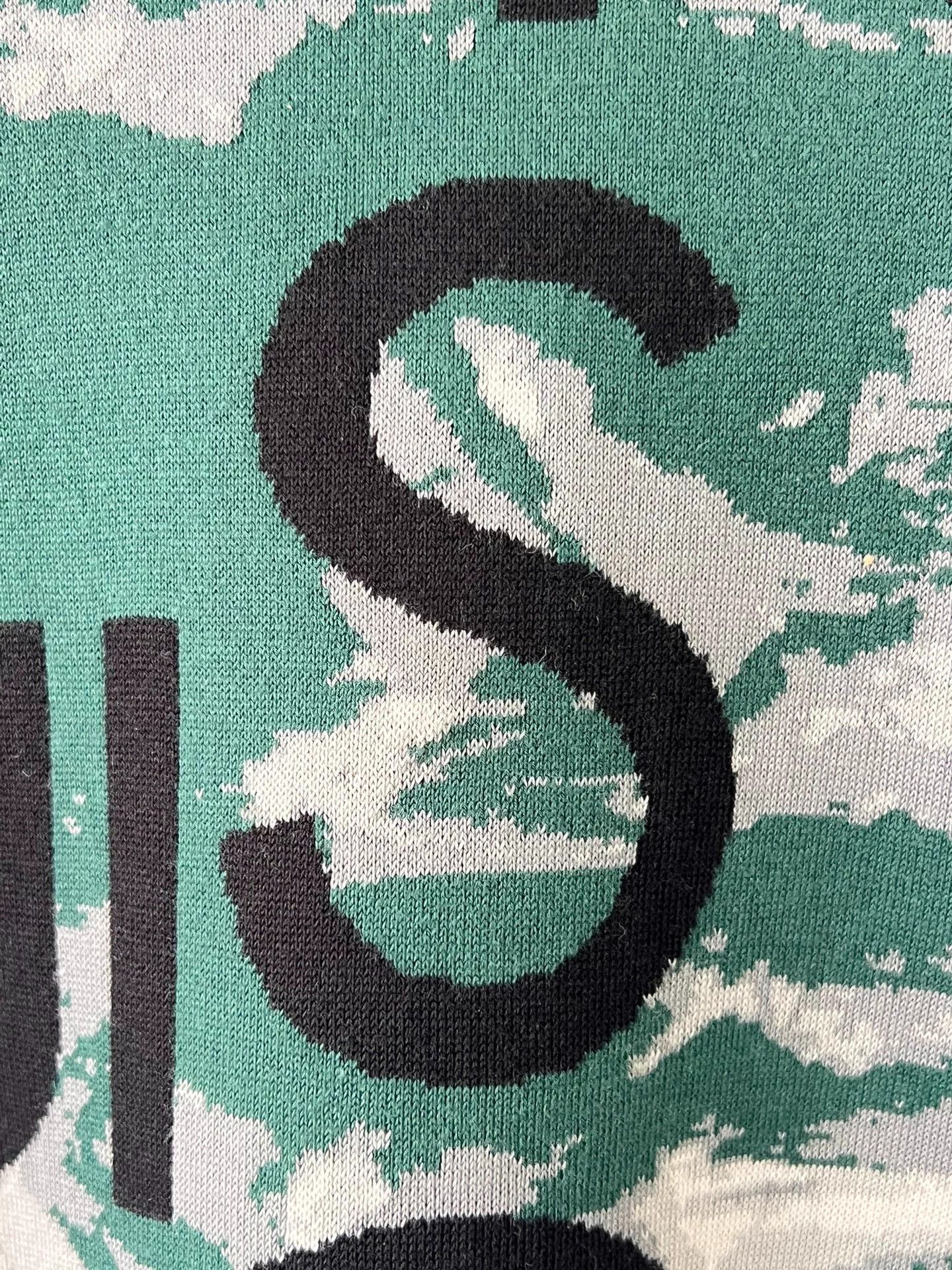 Louis Vuitton Louis Vuitton Men's Allover Logo Green Colorblock M Sweater Size US M / EU 48-50 / 2 - 5 Thumbnail