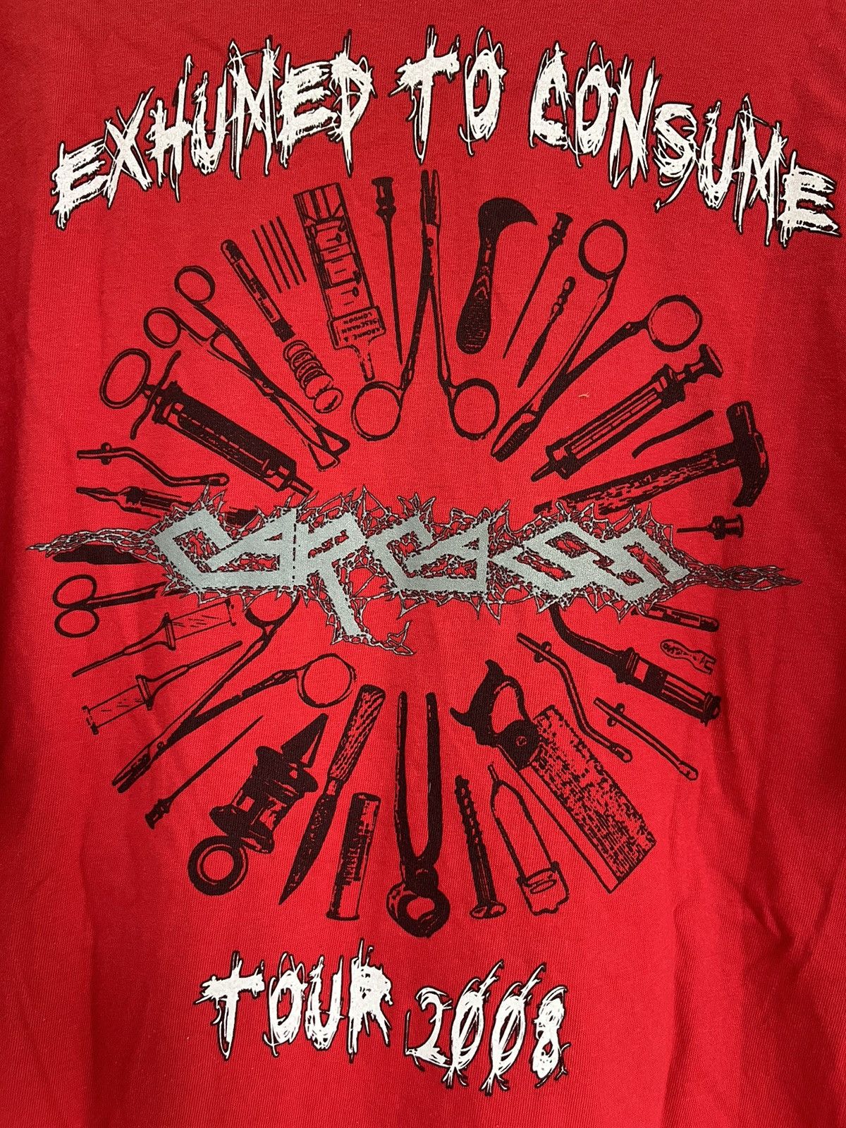 Band Tees Carcass Exhumed to consume Tour 2008 Size US L / EU 52-54 / 3 - 5 Thumbnail