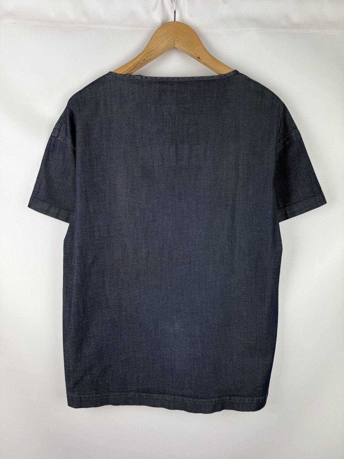 Japanese Brand × Takeo Kikuchi 525 Denim By Takeo Kikuchi Men’s Short Sleeve T Shirt Japan Size US M / EU 48-50 / 2 - 12 Thumbnail