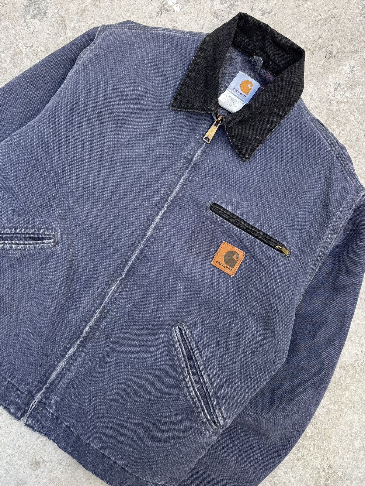 Carhartt ❌SOLD❌ VTG 2001 Petrol Blue Carhartt Detroit Jacket J64 PTL Size US M / EU 48-50 / 2 - 3 Thumbnail
