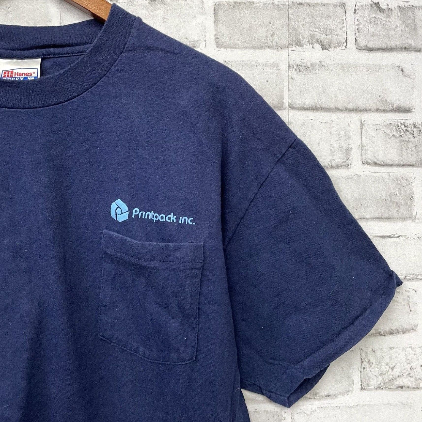 Hanes VINTAGE Hanes Crown King Rally Blue Graphic Single Stitch Tee Mens XL Size US XL / EU 56 / 4 - 3 Thumbnail