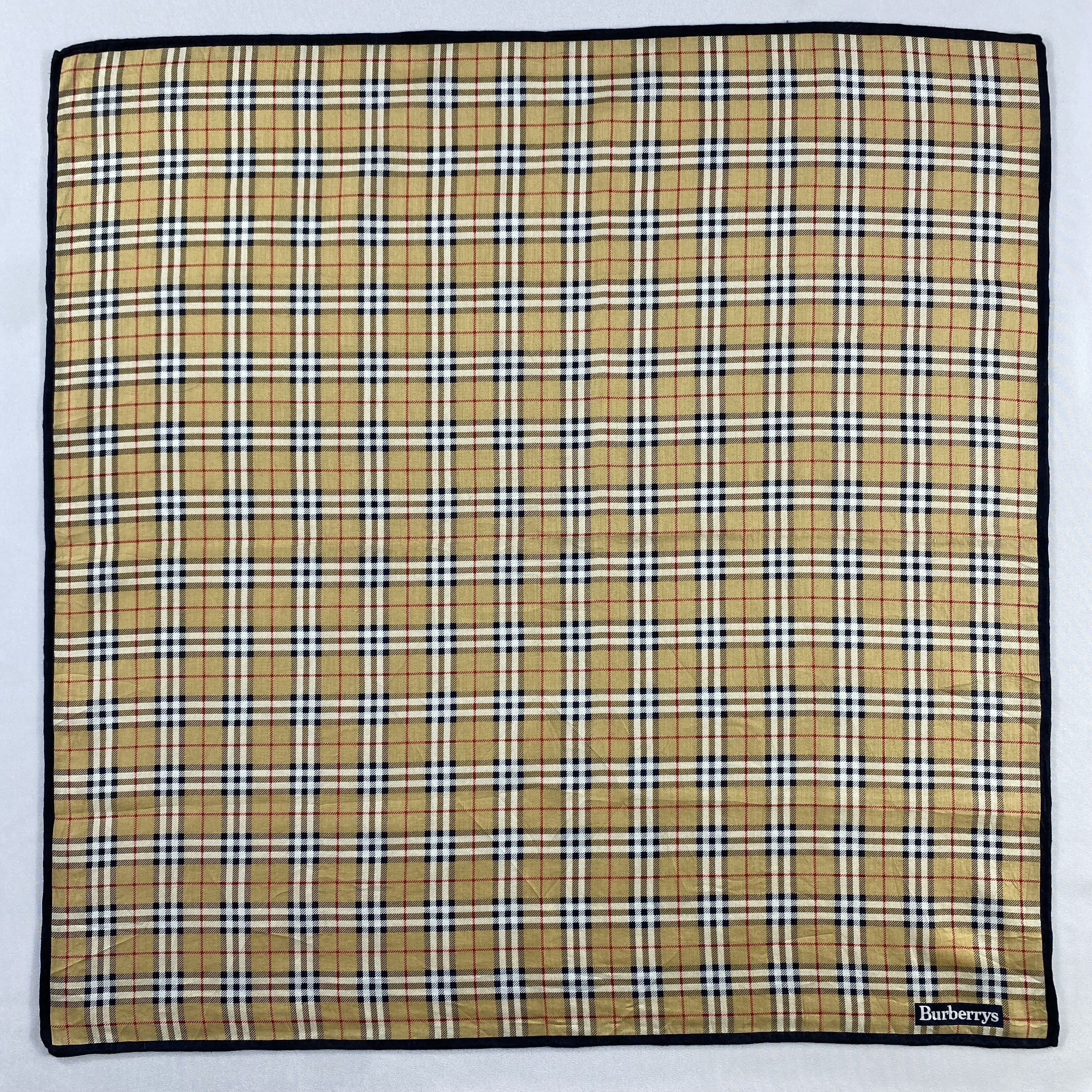Burberry × Vintage Burberry Handkerchief / Neckerchief / Bandana-P1926 Size ONE SIZE - 1 Thumbnail