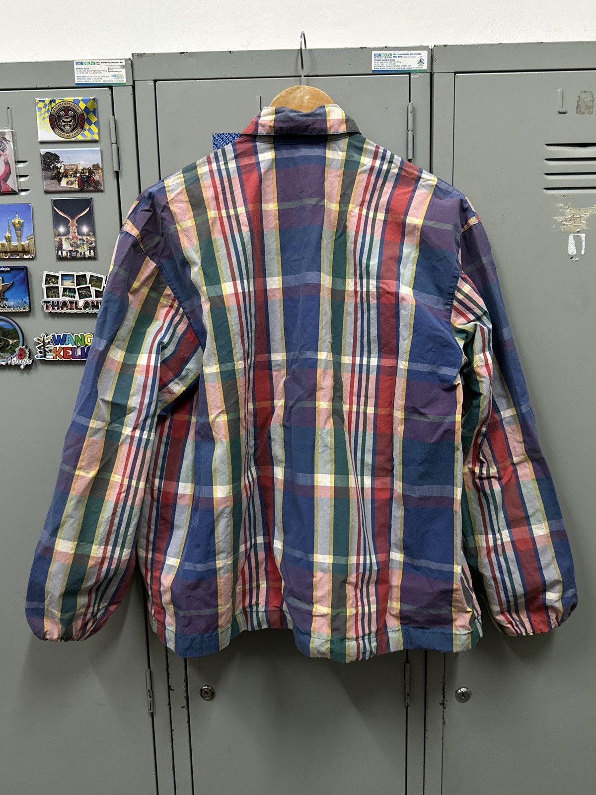 Polo Ralph Lauren Vintage Polo Ralph Lauren Plaid Zipper Light Jacket Size US M / EU 48-50 / 2 - 14 Thumbnail