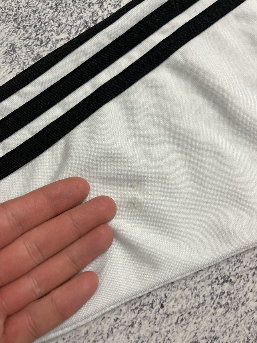 Adidas Vintage 00’s Adidas Track Jacket Striped Y2K White Rare Hype Size US L / EU 52-54 / 3 - 6 Thumbnail