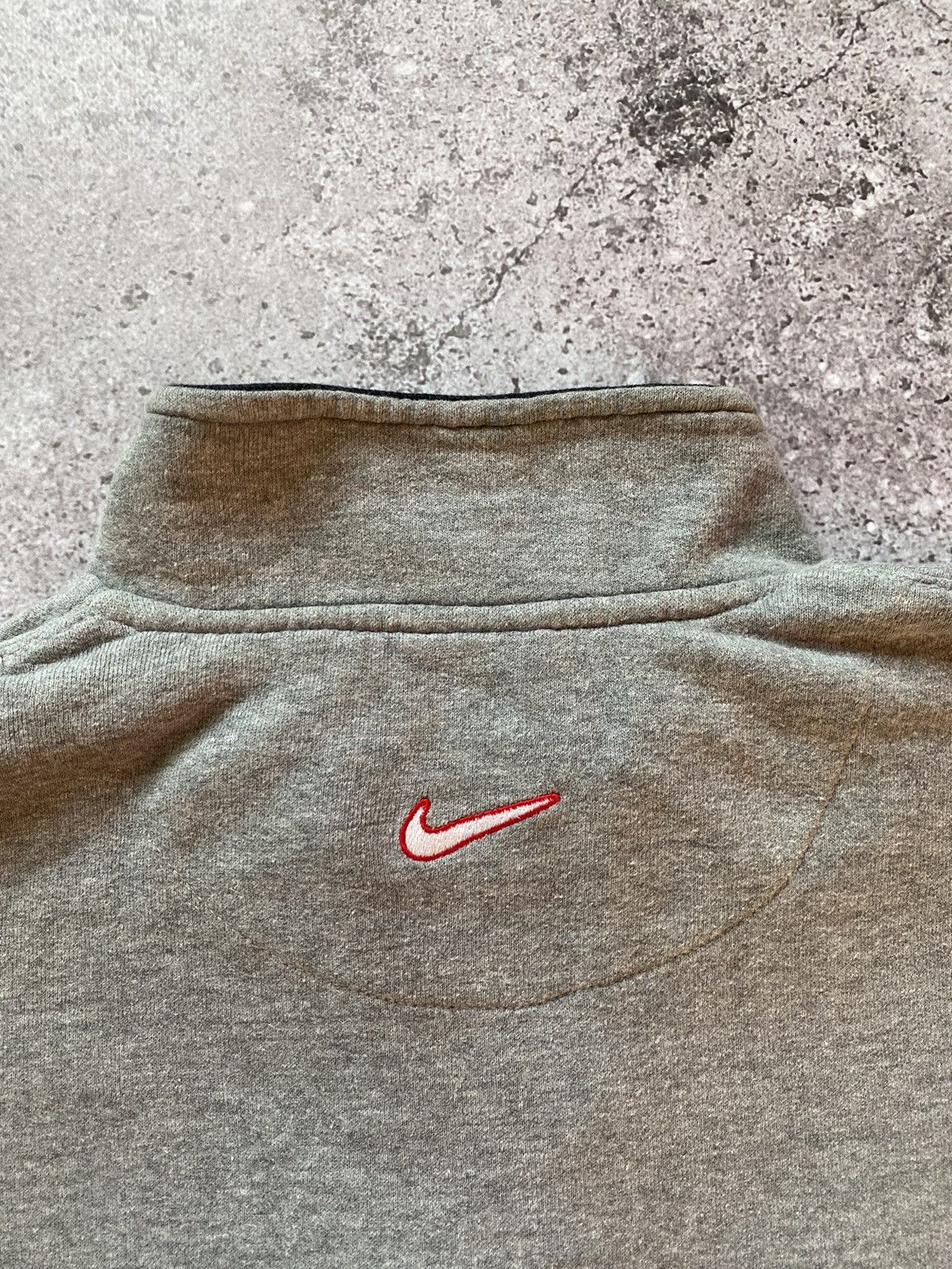 Nike × Vintage Vintage 90s Nike Sweatshirt Small Logo 1/4 Zip Size US M / EU 48-50 / 2 - 10 Thumbnail