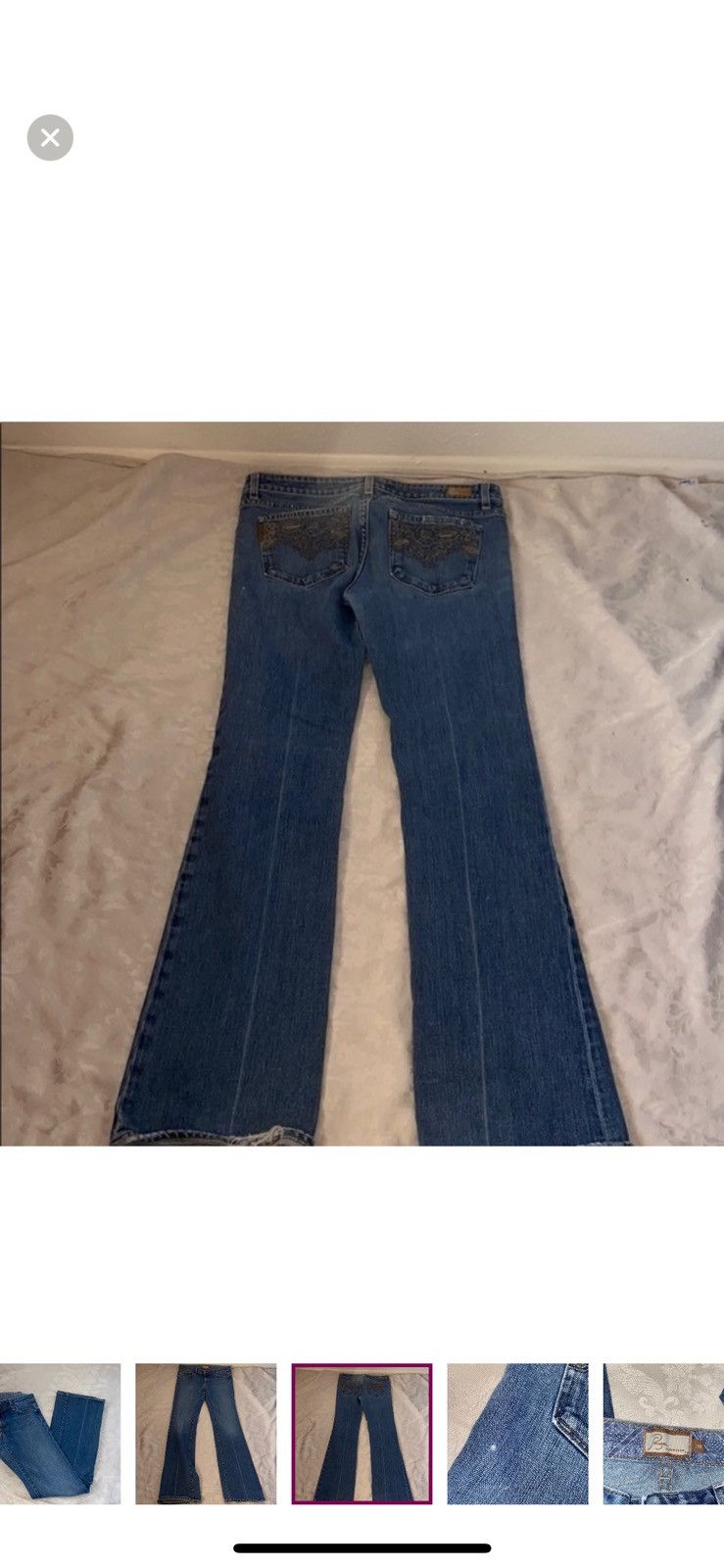 Paige Paige flare laurel canyon jeans size 30 Size 30" / US 8 / IT 44 - 5 Thumbnail