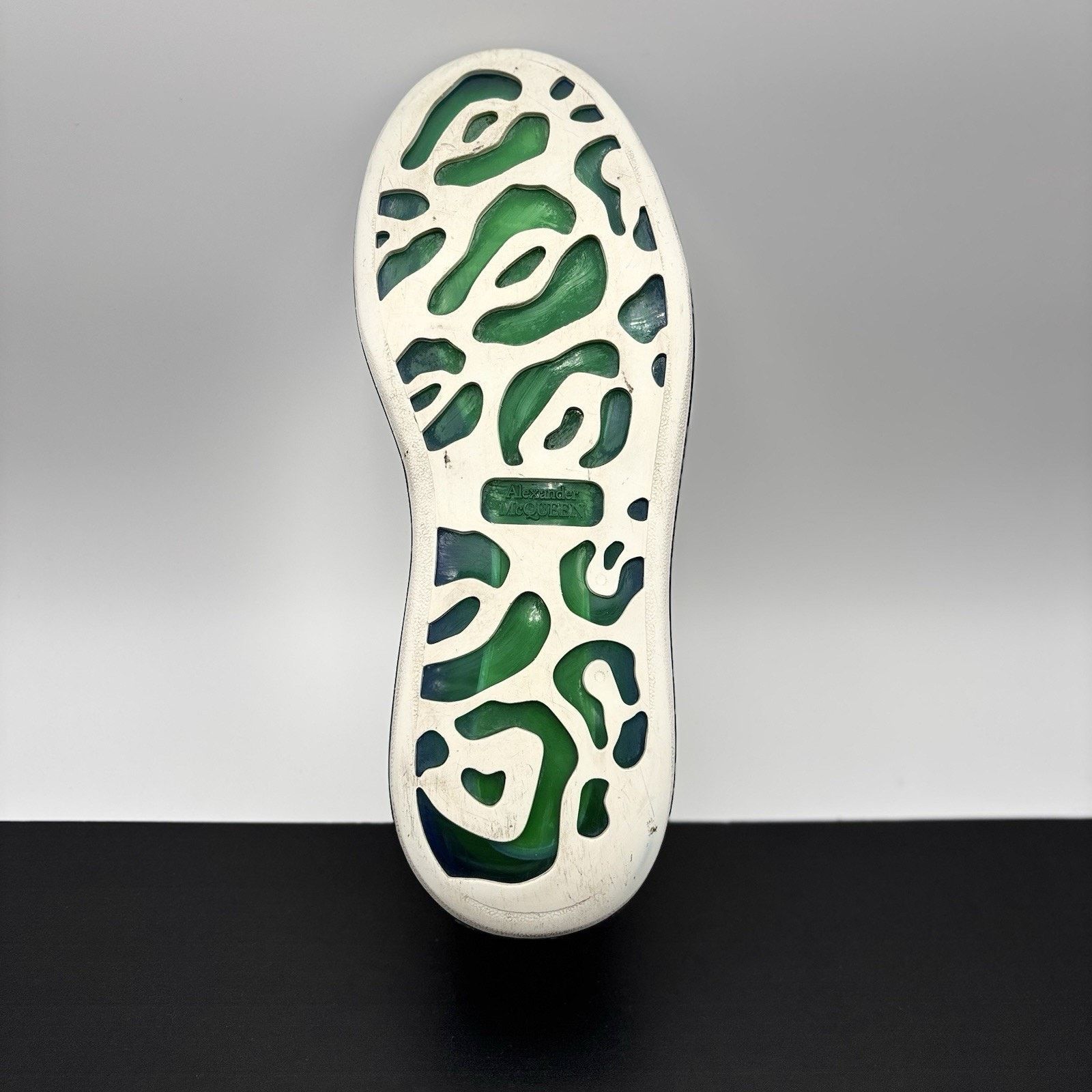 Alexander McQueen Alexander McQueen ' Transparent Sole White, Lime ' Size US 12 / EU 45 - 17 Thumbnail