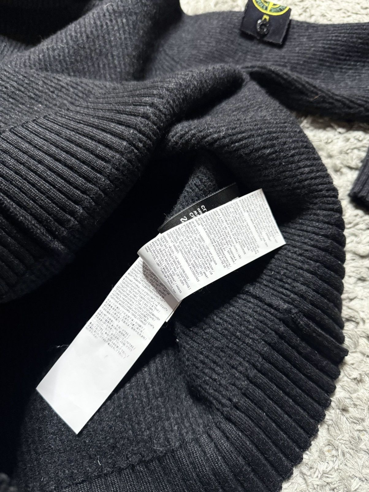 Stone Island Stone Island Sweater Rare Drip Drill Logo Itali Streetwear Size US S / EU 44-46 / 1 - 11 Thumbnail