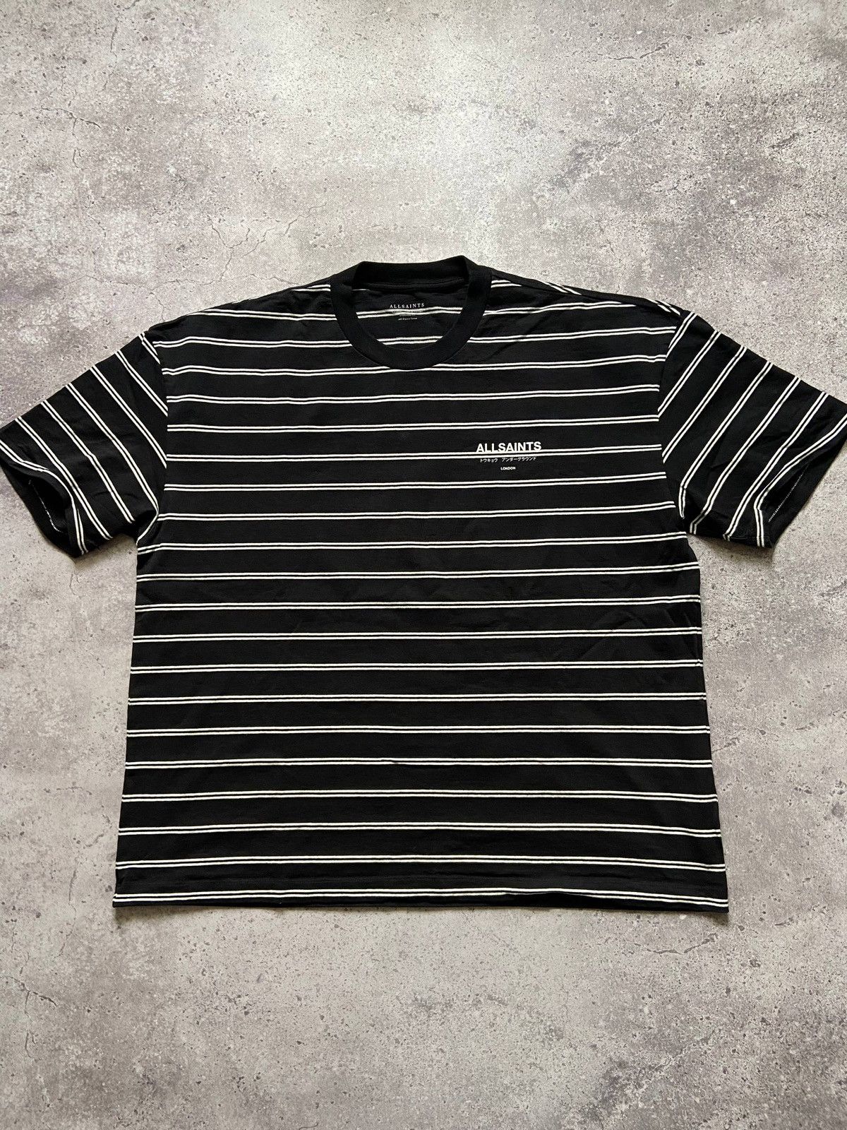 Allsaints allsaints tokyo underground striped xx large oversized fit Size US XXL / EU 58 / 5 - 2 Thumbnail