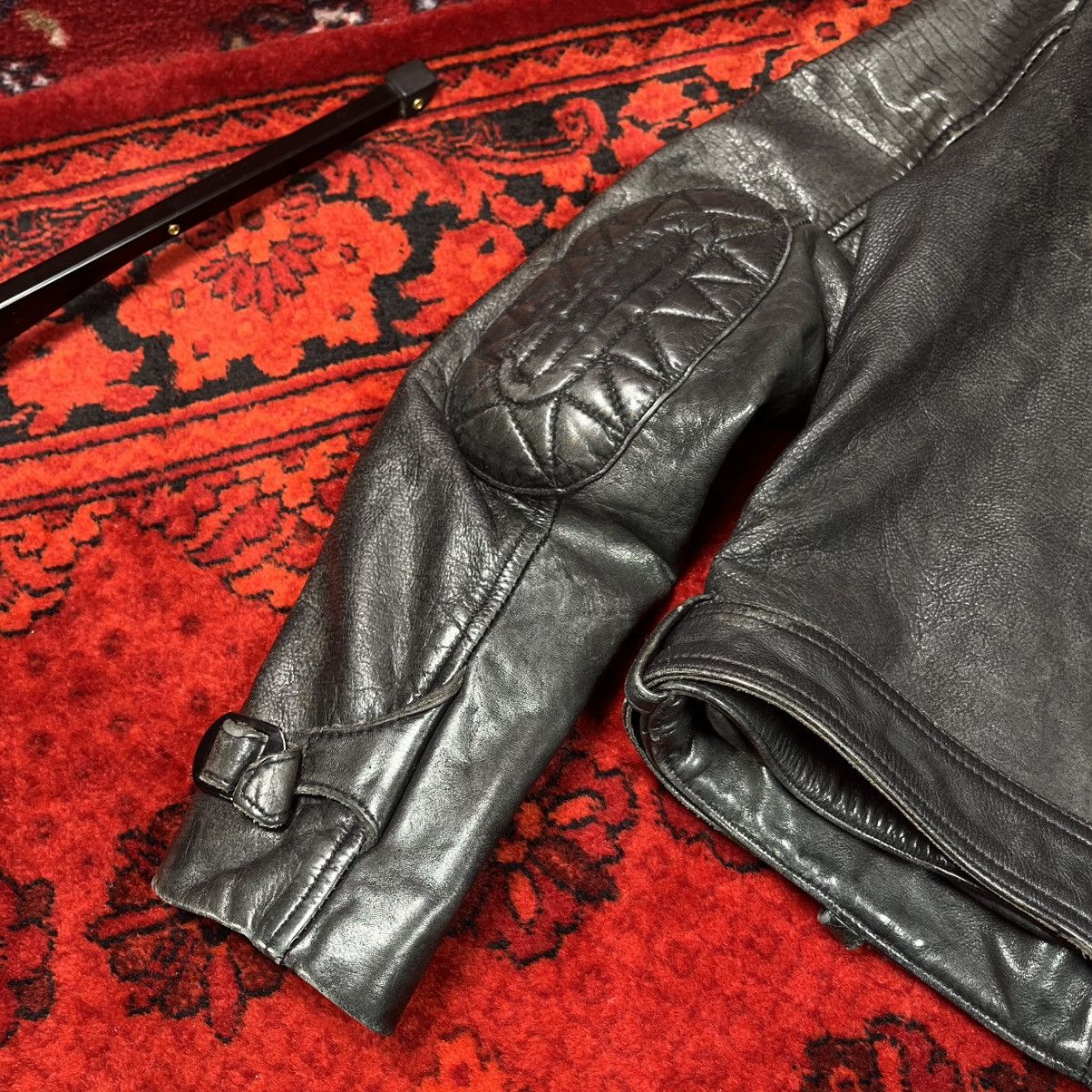 Acne Studios ACNE STUDIOS JEANS Leather Biker Jacket CLARE Shoulder Pads Size L / US 10 / IT 46 - 8 Thumbnail