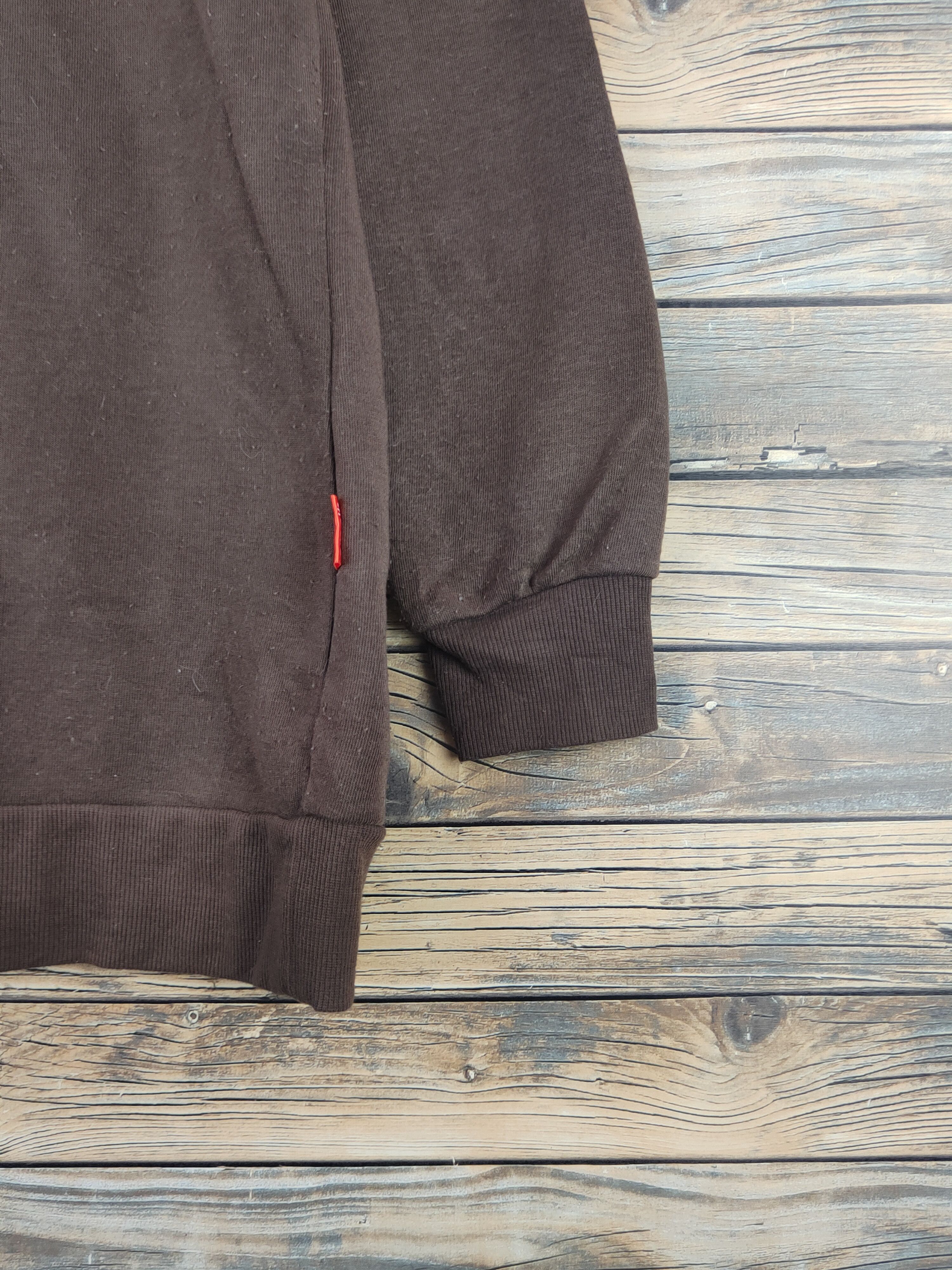 Japanese Brand Very rare Big Emoji Brown Hoodie Sweatshirts Size US M / EU 48-50 / 2 - 7 Thumbnail