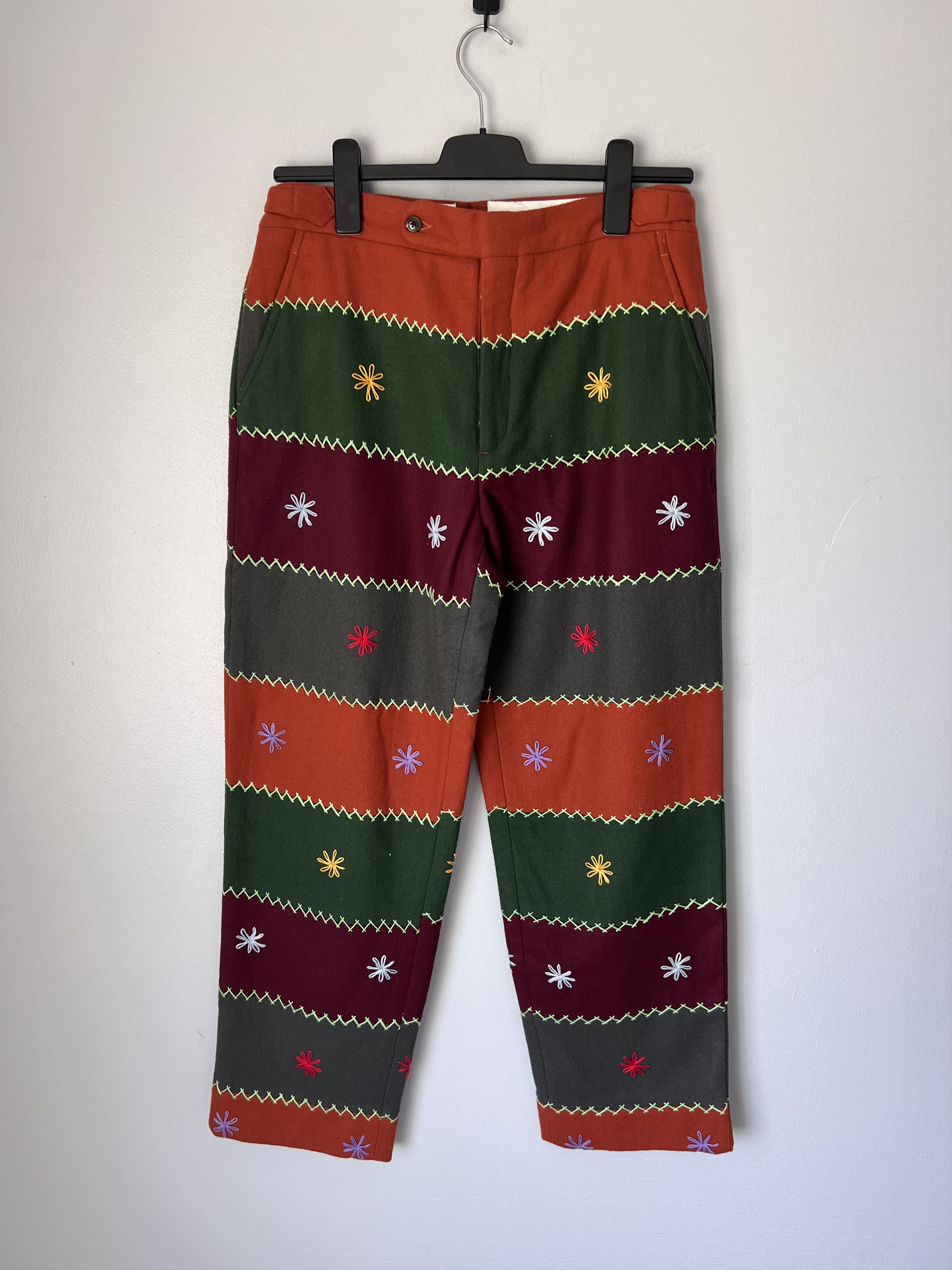 Bode 1/1 Bode Custom Order Senior Cord Side-Buckle Pants | Grailed