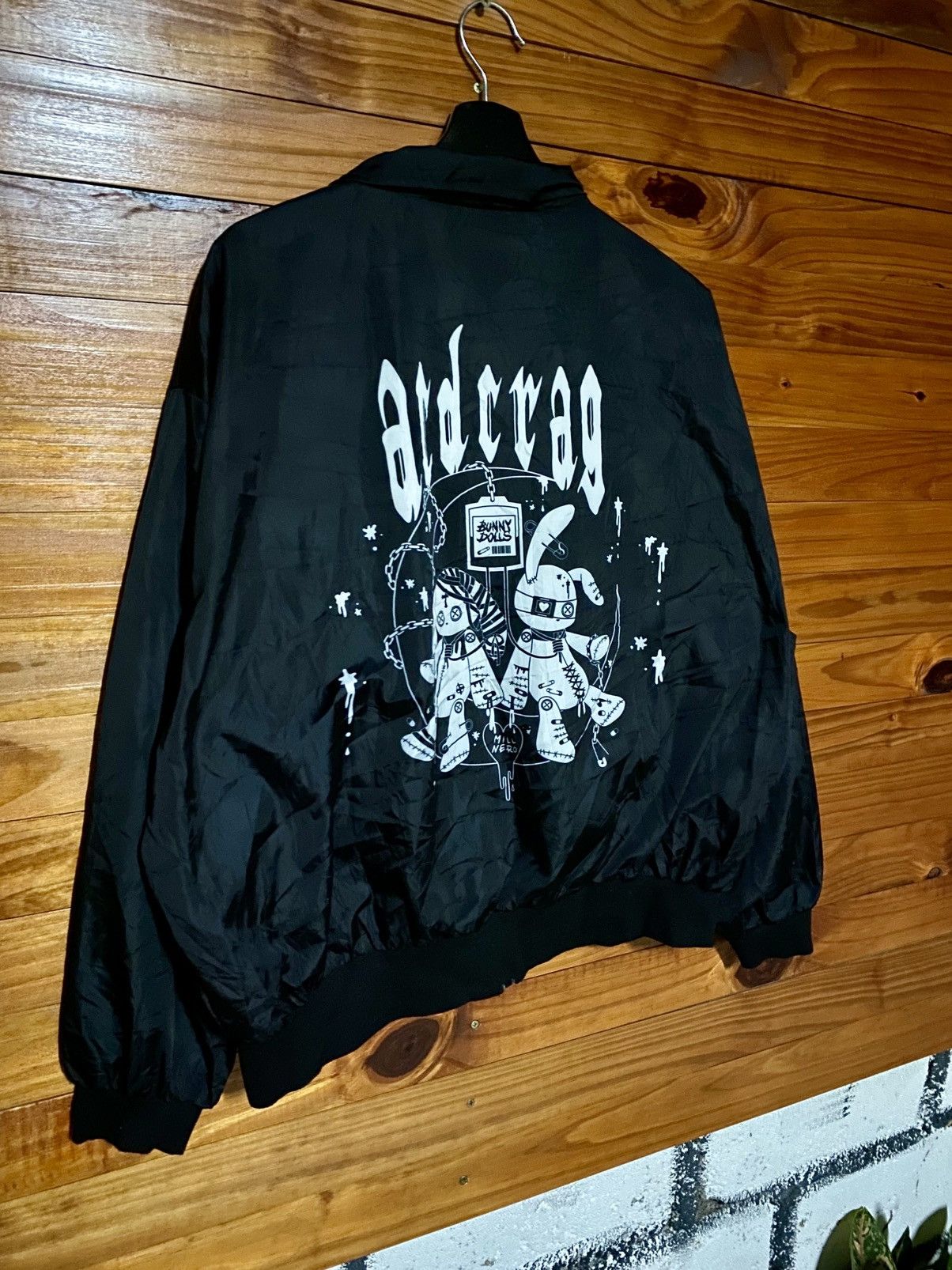 Japanese Brand ACDC RAG Bunny Dolls Coach Jacket Harajuku Gothic Streetwear Size US L / EU 52-54 / 3 - 10 Thumbnail