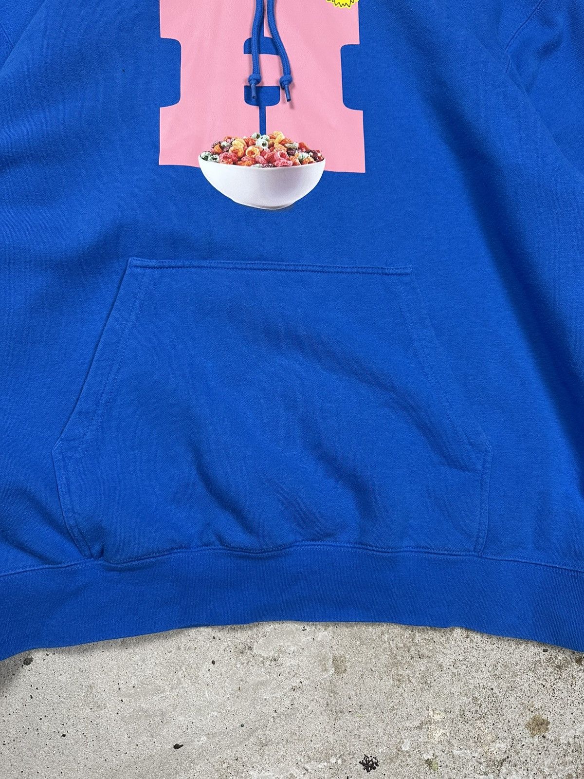 Huf HUF Cereal Killer Blue Hoodie Sweatshirt Big Logo Size US XXL / EU 58 / 5 - 5 Thumbnail