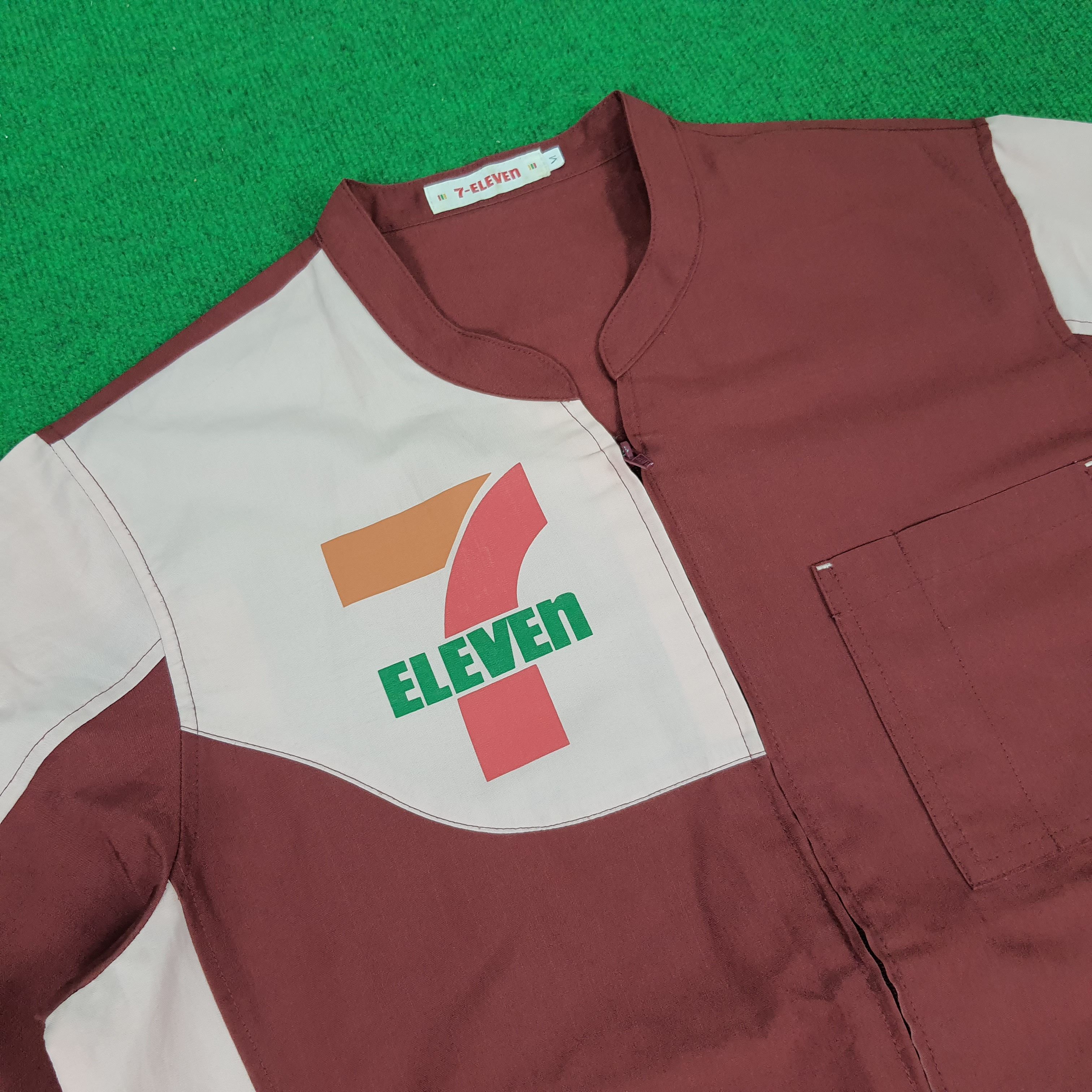 Japanese Brand Vintage 7 Eleven Japan Staff Uniform Size US M / EU 48-50 / 2 - 2 Thumbnail