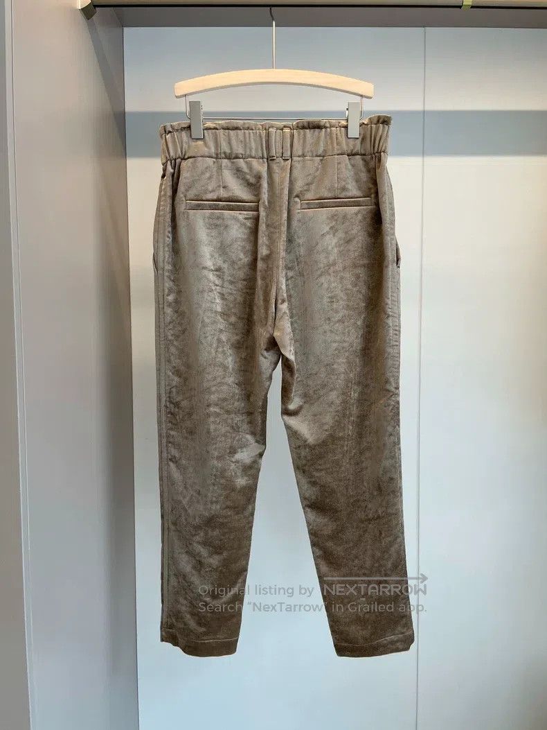 Brunello Cucinelli Brunello Cucinelli Military Green Beige Cotton Fiber Trous Size 28" / US 6 / IT 42 - 2 Thumbnail