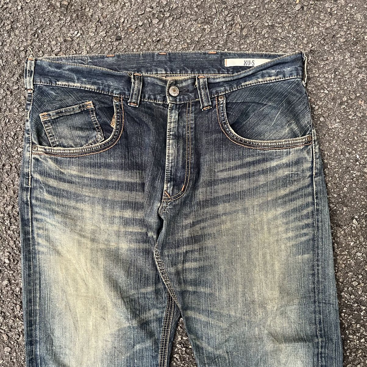 Japanese Brand Vintage Edwin XV-S Rusty Faded Distressed Denim Jean Size 38 Size US 38 / EU 54 - 3 Thumbnail