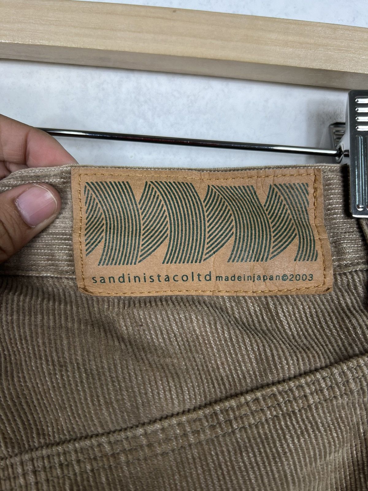 Sandinista MFG 🔥 SANDINISTA JAPAN CORDUROY KHAKIS SHORT PANTS MADE IN JAPAN Size US 32 / EU 48 - 11 Thumbnail