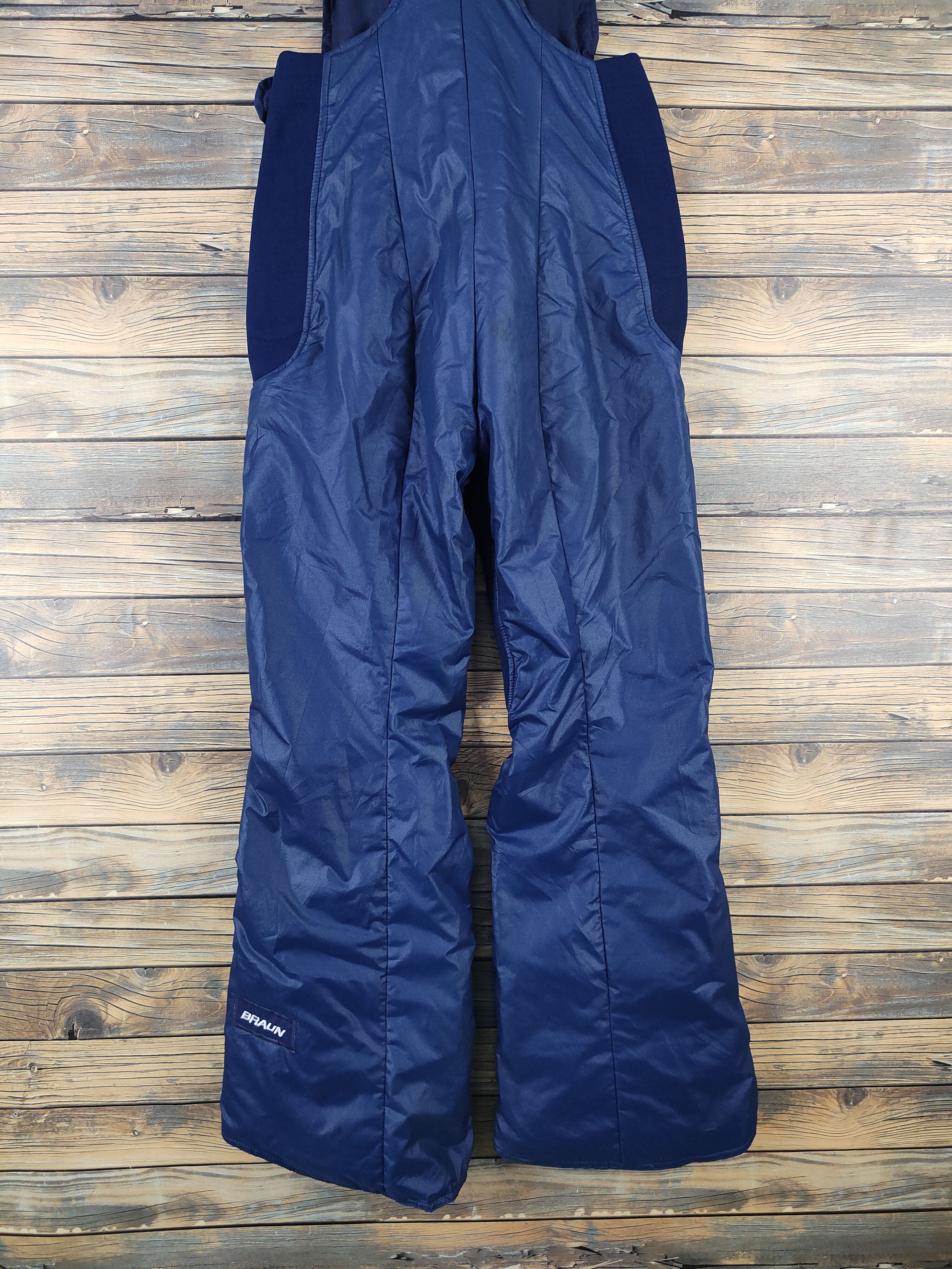 Braun Braun Navy Overall Snow Pants Ski Jumpsuits Size US 28 / EU 44 - 14 Thumbnail