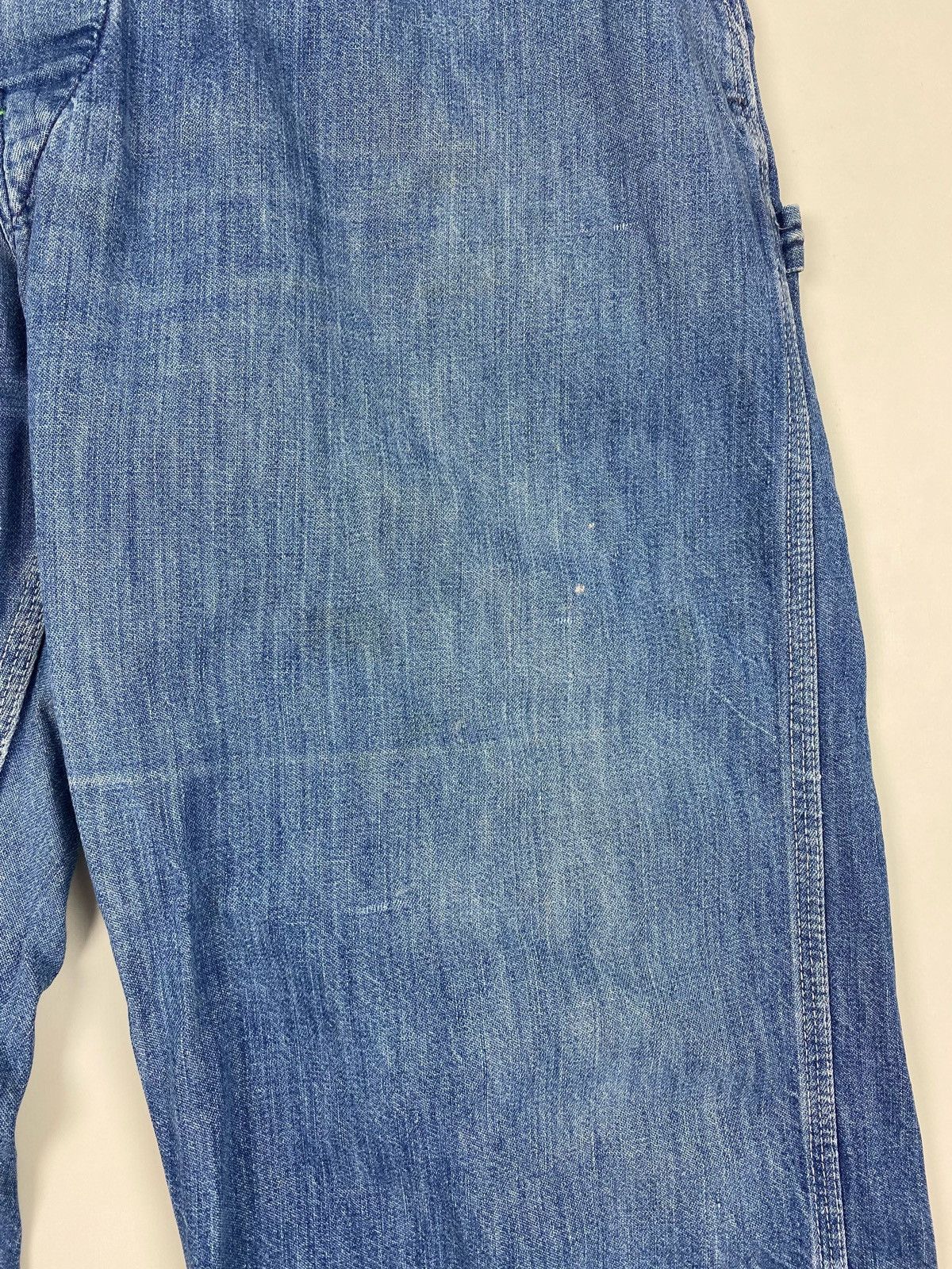 Vintage 1980’s Vintage Big Smith Blue Denim Bib Overalls Size US 34 / EU 50 - 9 Thumbnail