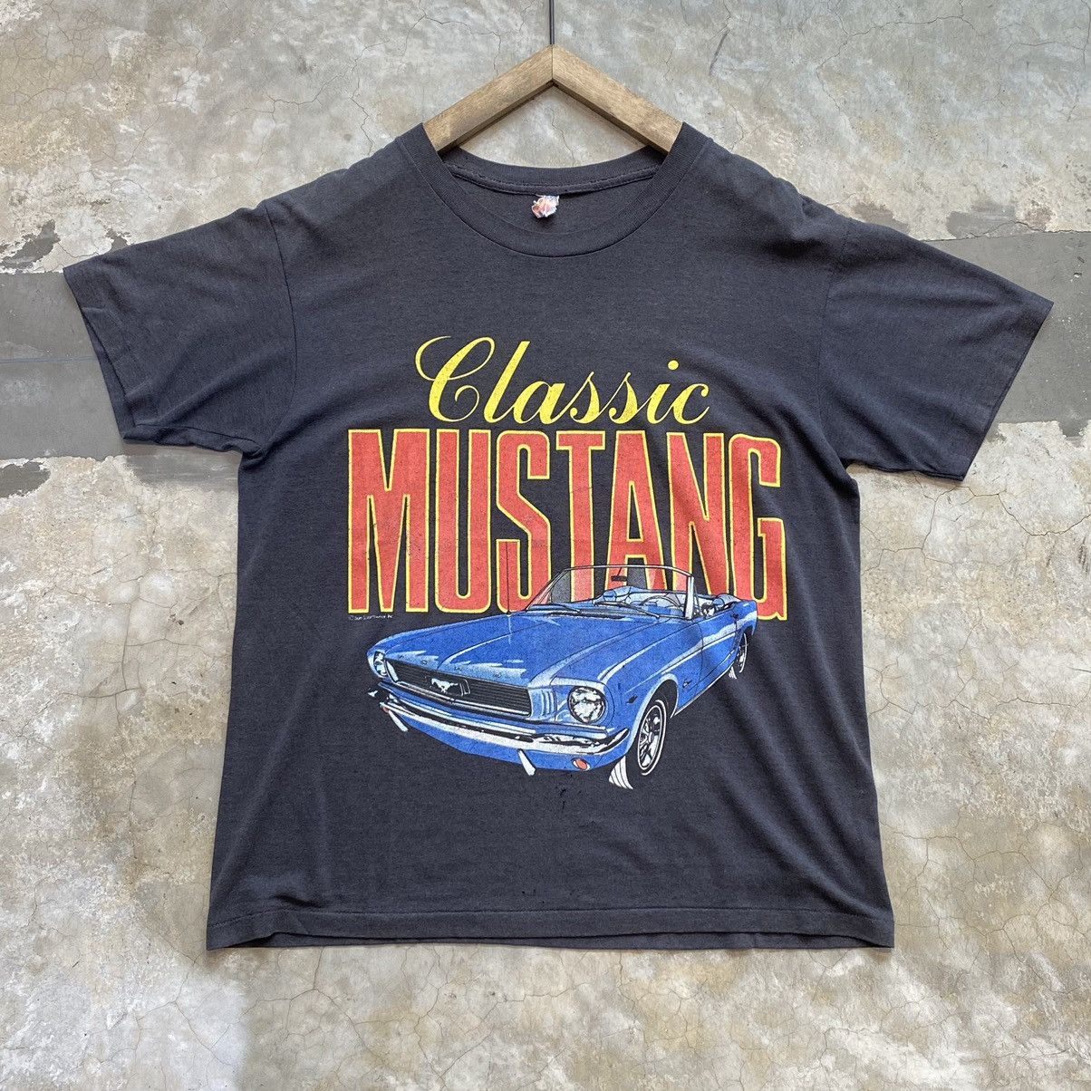 Vintage Vintage 80s Ford Mustang Tee Size US L / EU 52-54 / 3 - 2 Thumbnail
