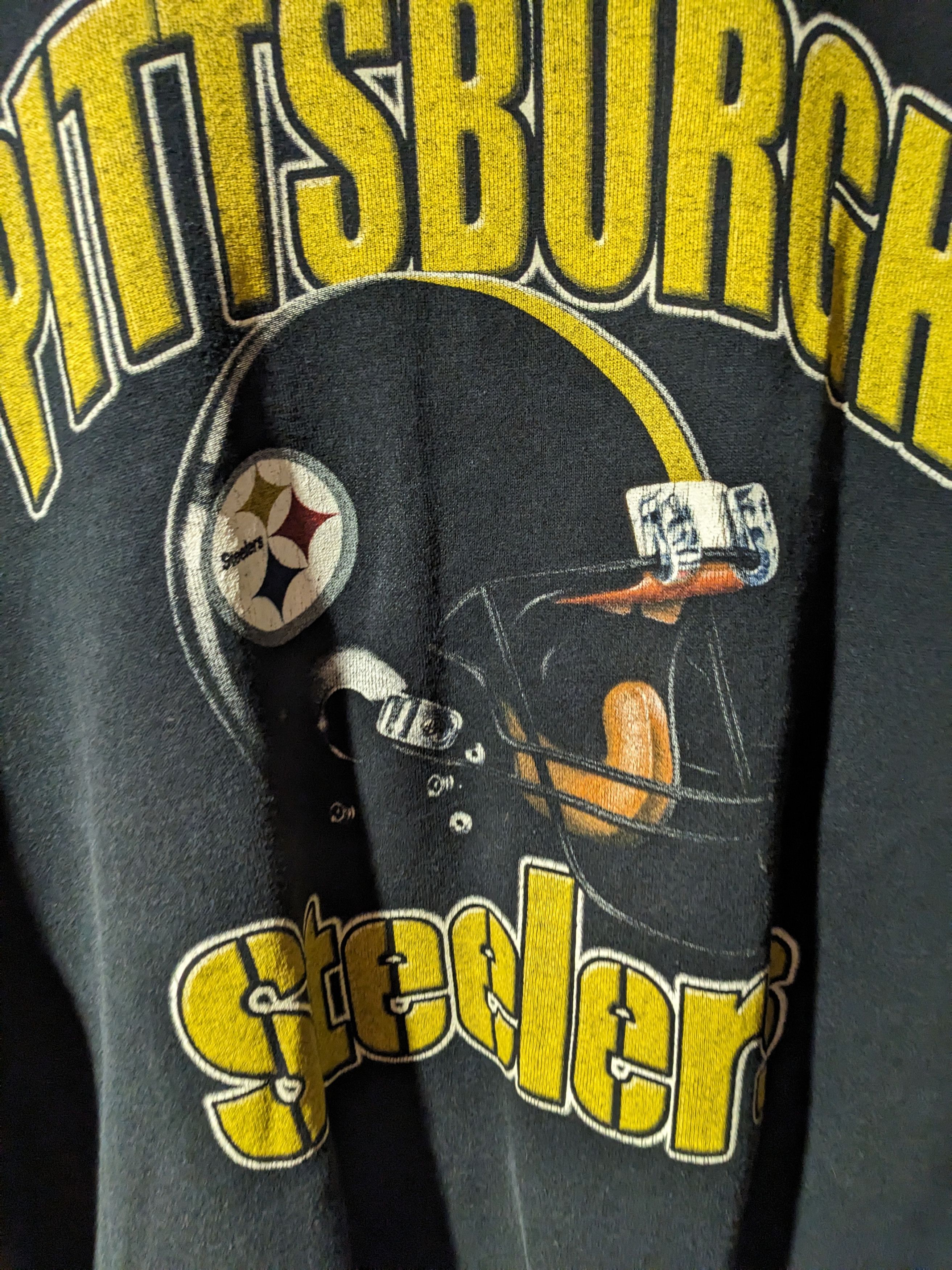 NFL Vintage 90s Pittsburgh Steelers NFL Football Sweatshirt Size US XL / EU 56 / 4 - 2 Thumbnail