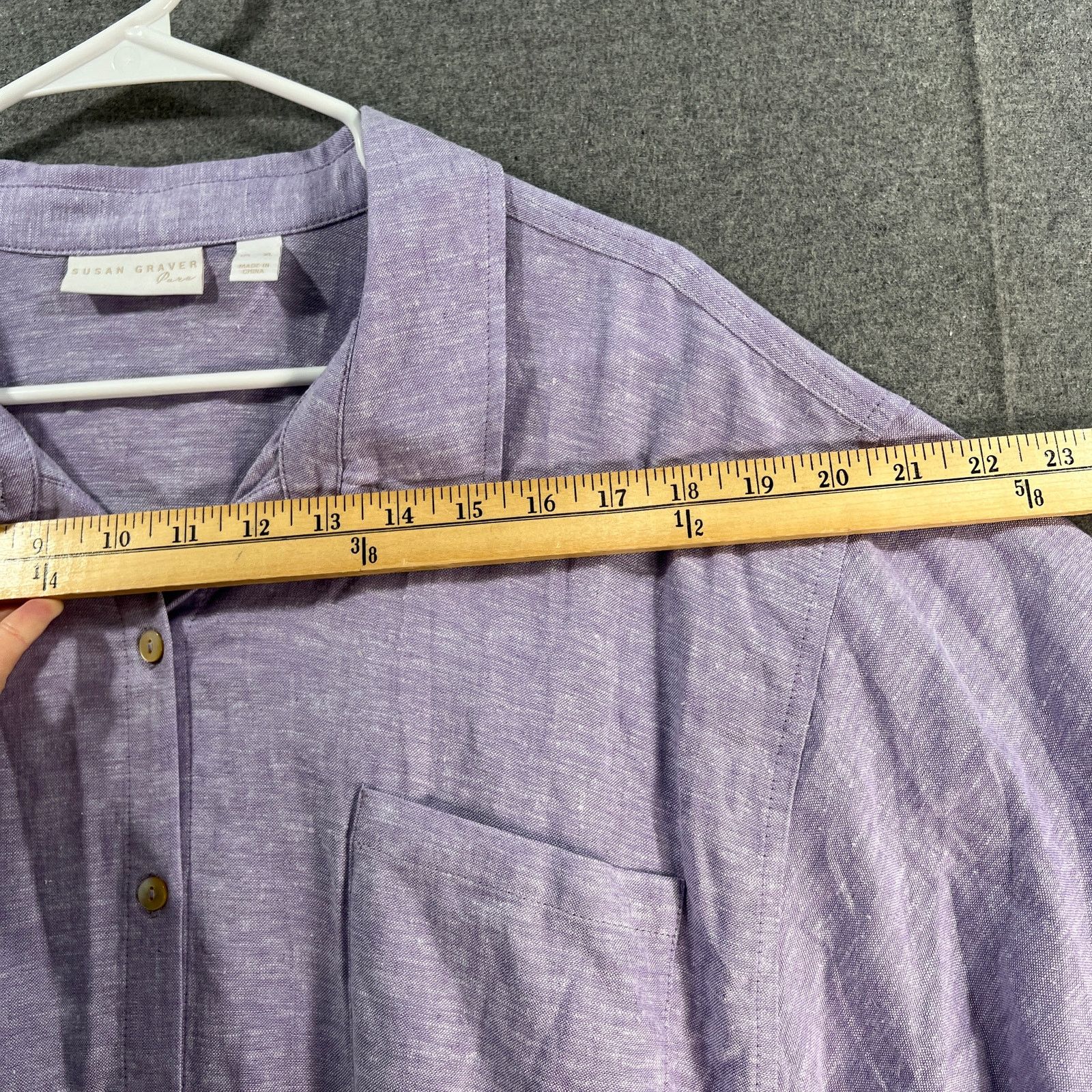 Other Susan Graver Pure Regular Cross Dued Linen Size XL / US 12-14 / IT 48-50 - 6 Thumbnail