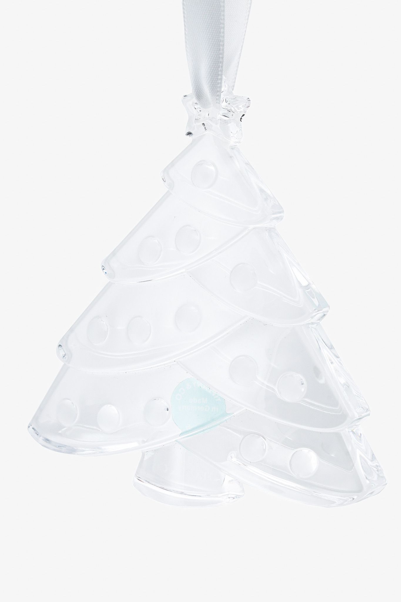 Tiffany & Co. Glass Christmas Tree Ornament