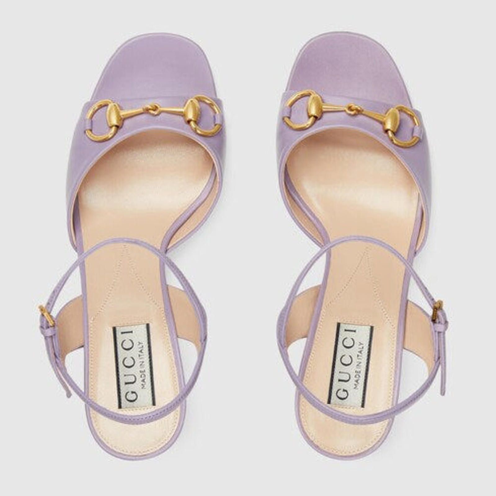 Gucci Gucci Horsebit Mid Heel Sandals SIZE 39.5 Size US 9.5 / IT 39.5 - 2 Thumbnail